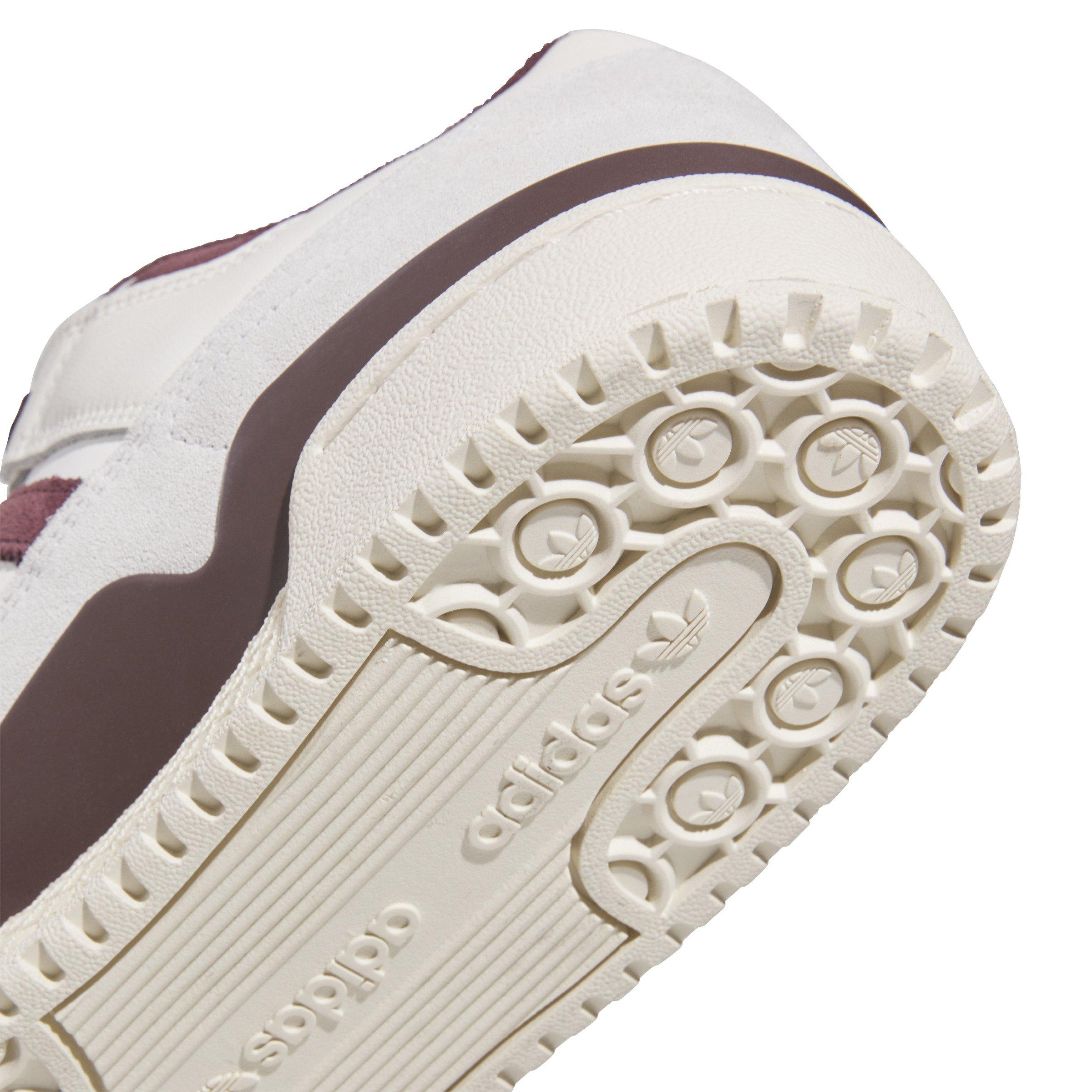 adidas Forum Low CL "Cloud White/Aurora Ruby/Wonder White" Men's Shoe - WHITE/RUBY/WHITE Thumbnail View 8