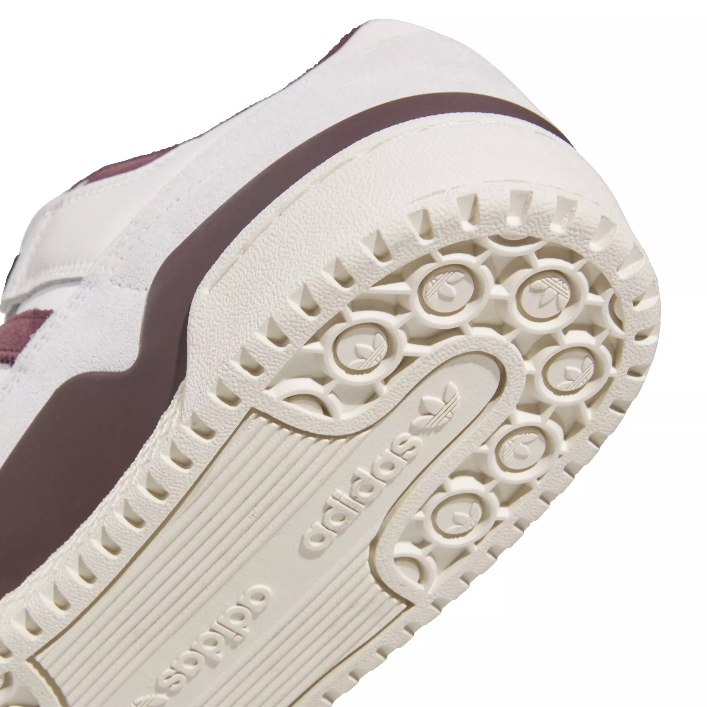 adidas Forum Low CL "Cloud White/Aurora Ruby/Wonder White" Men's Shoe - WHITE/RUBY/WHITE