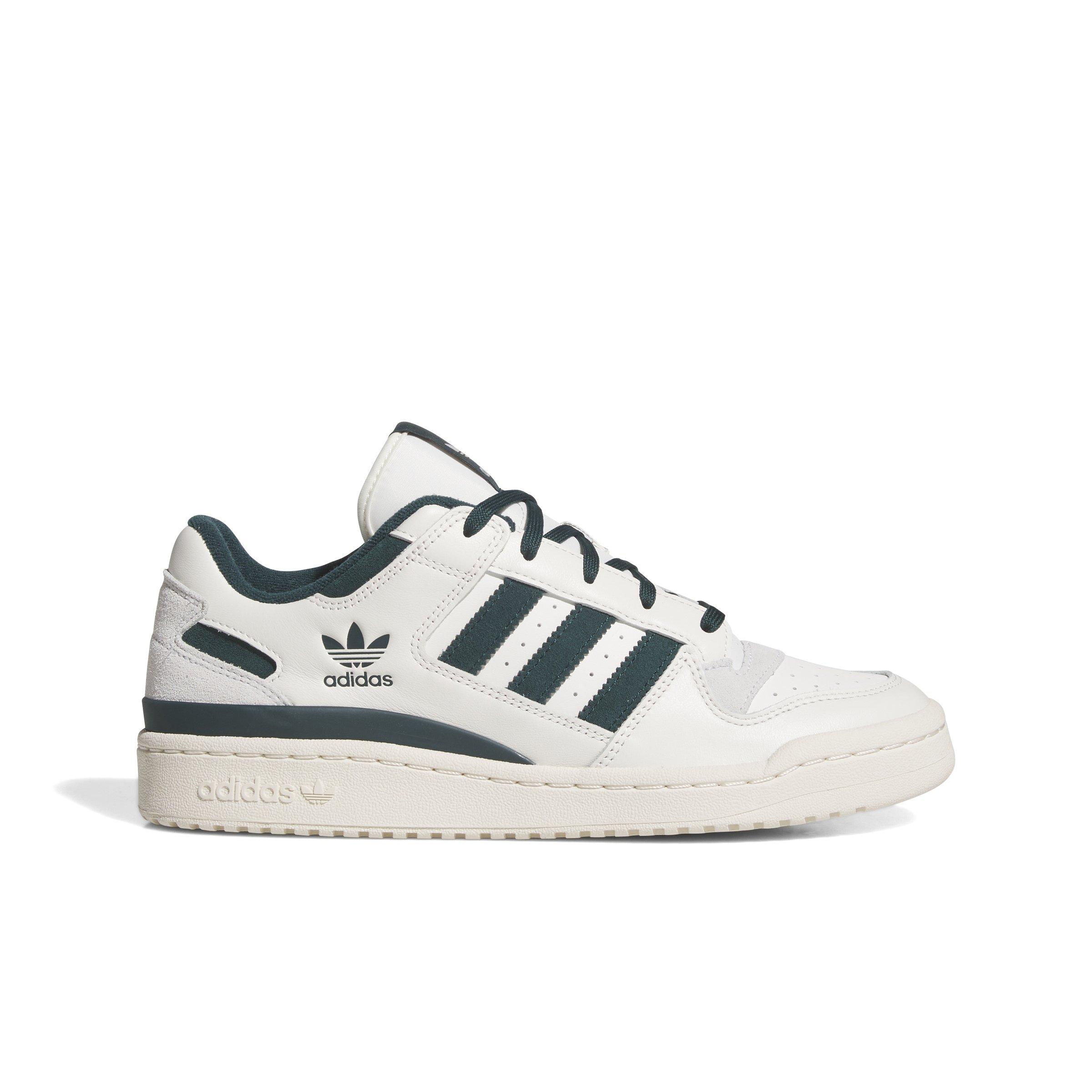 adidas Forum Low CL "Cloud White/Aurora Ivy/Wonder White" Men's Shoe - WHITE/IVY/WHITE Thumbnail View 1