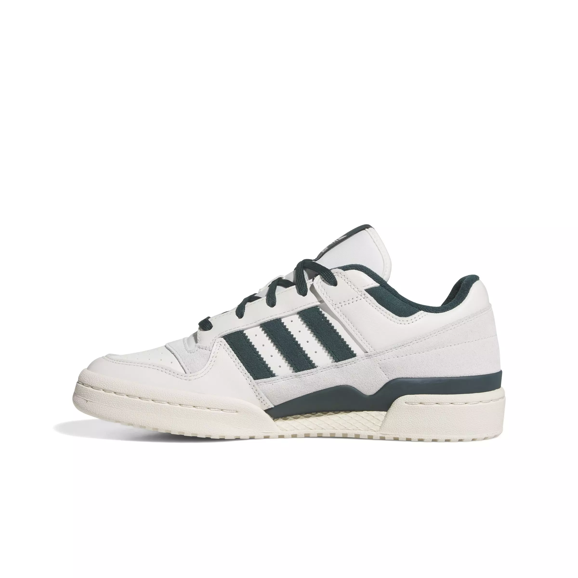 adidas Forum Low CL "Cloud White/Aurora Ivy/Wonder White" Men's Shoe - WHITE/IVY/WHITE