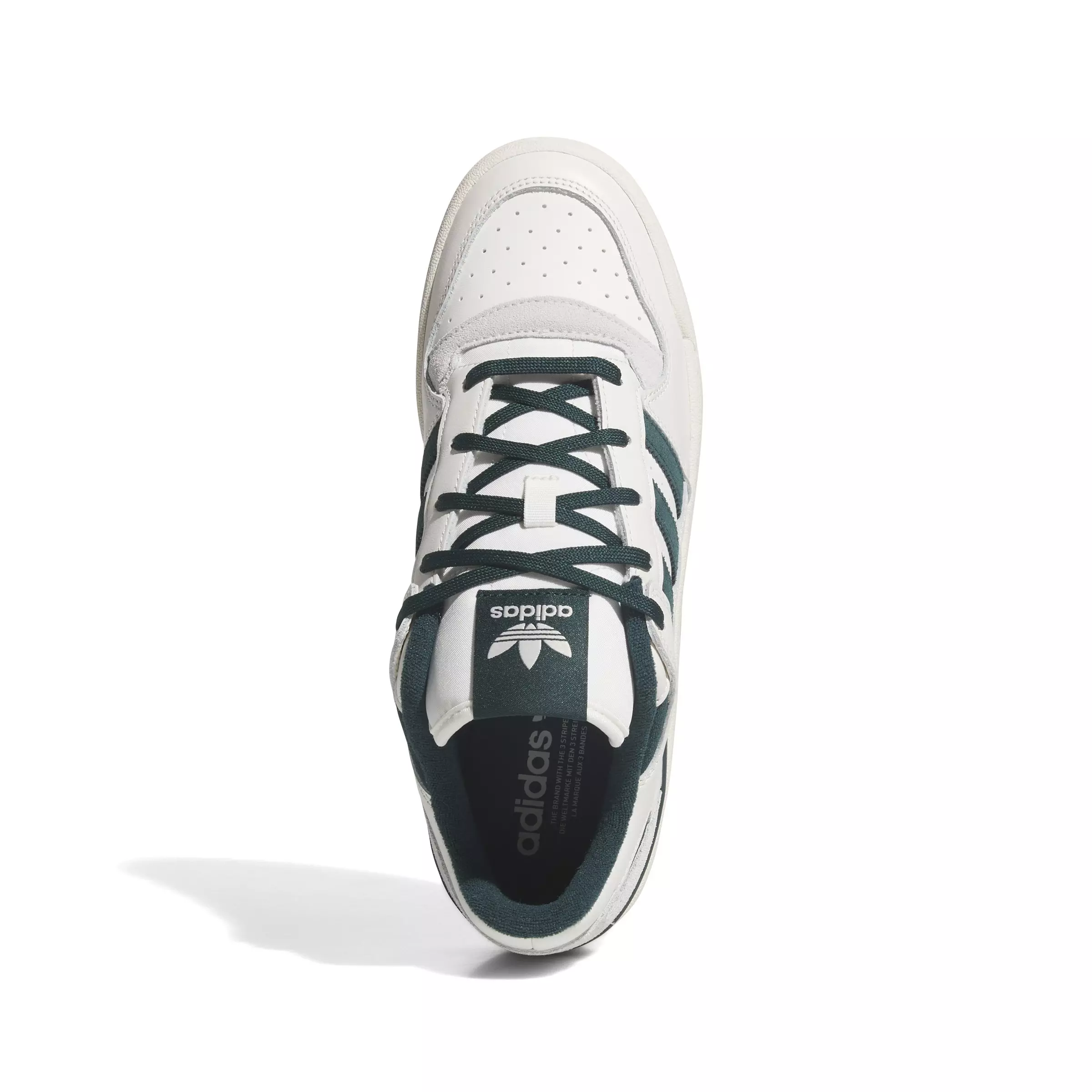 adidas Forum Low CL "Cloud White/Aurora Ivy/Wonder White" Men's Shoe - WHITE/IVY/WHITE