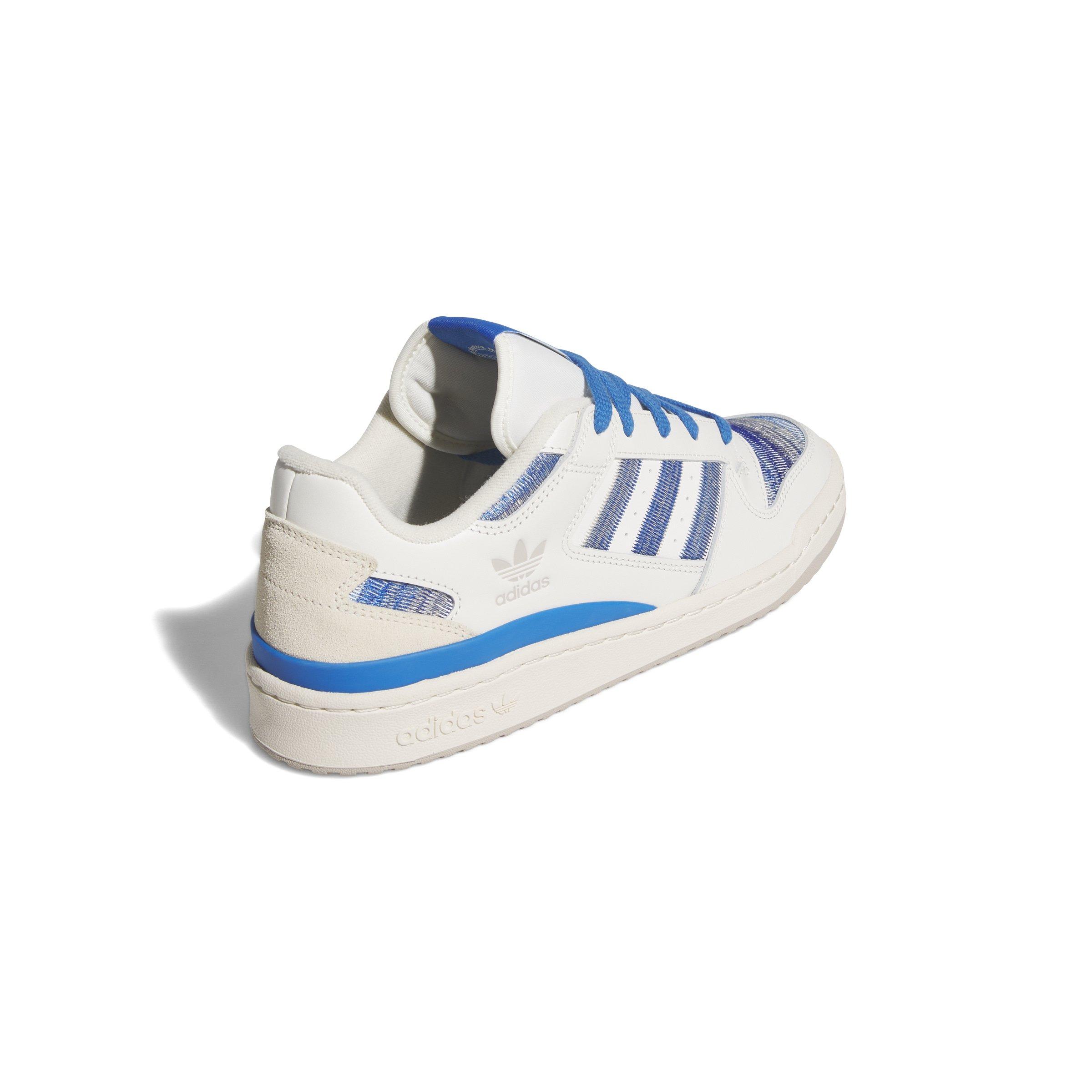 adidas Forum Low CL "Cloud White/Bluebird/Team Royal Blue" Men's Shoe - WHITE/BLUEBIRD/ROYAL Thumbnail View 4