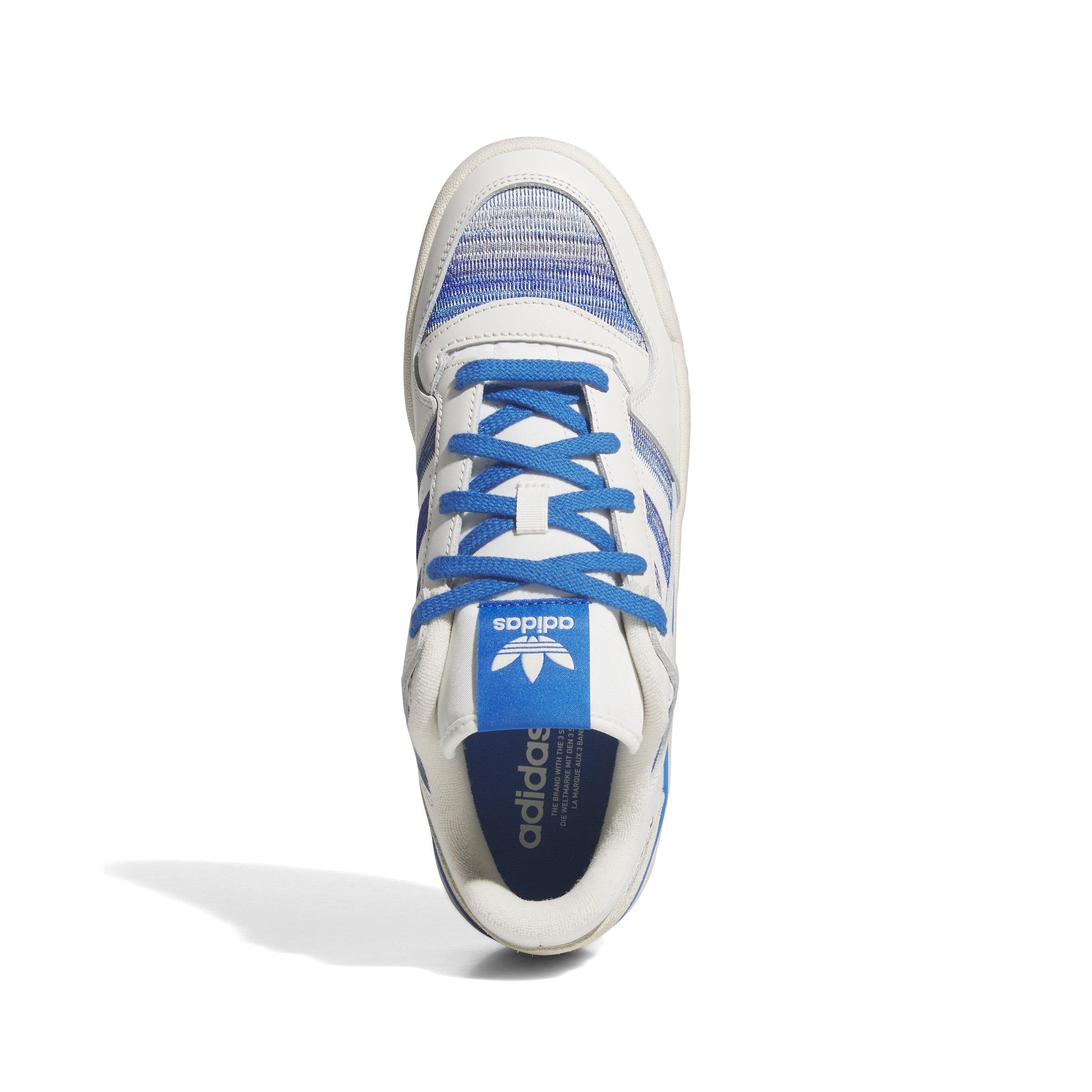 adidas Forum Low CL "Cloud White/Bluebird/Team Royal Blue" Men's Shoe - WHITE/BLUEBIRD/ROYAL Thumbnail View 5