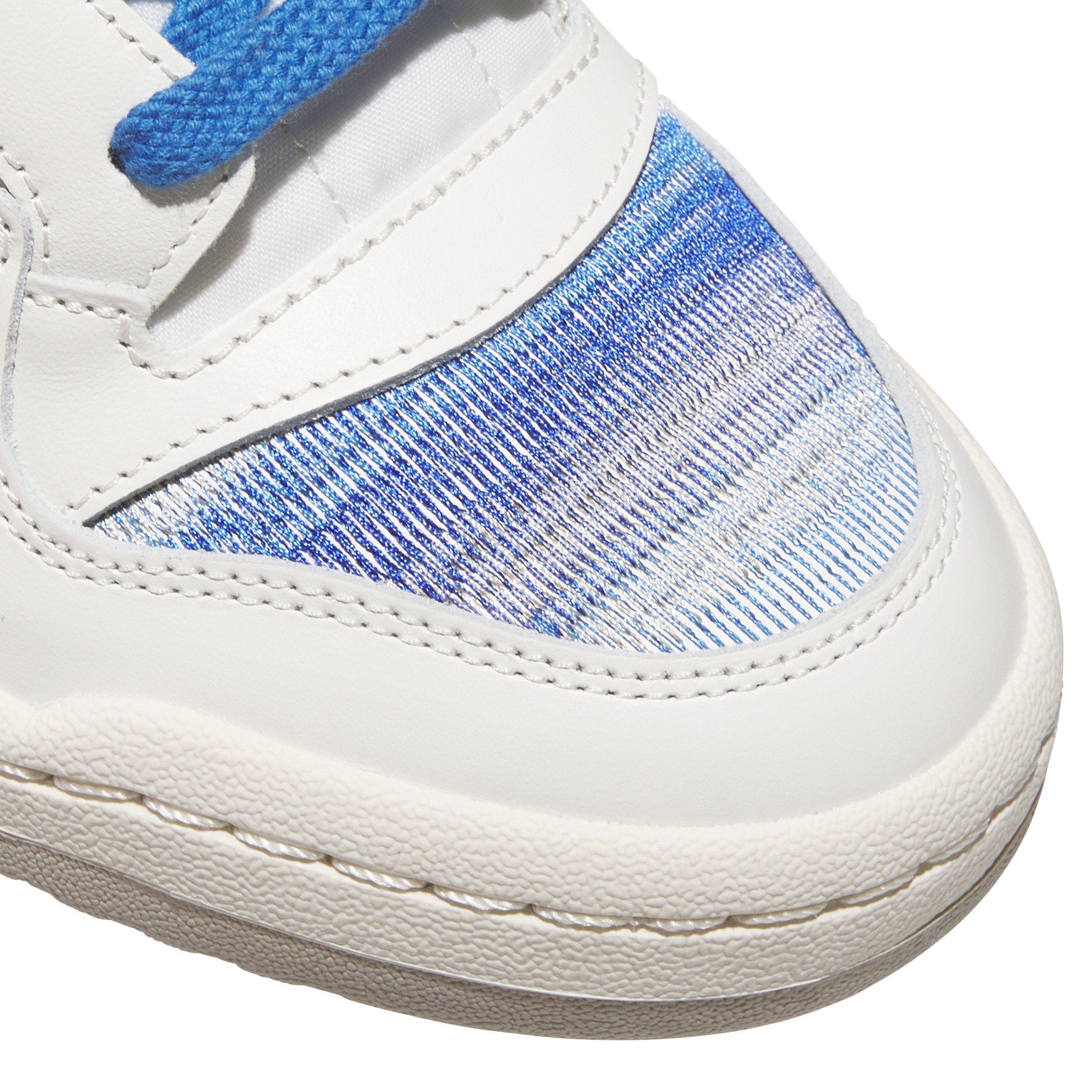 adidas Forum Low CL "Cloud White/Bluebird/Team Royal Blue" Men's Shoe - WHITE/BLUEBIRD/ROYAL Thumbnail View 7