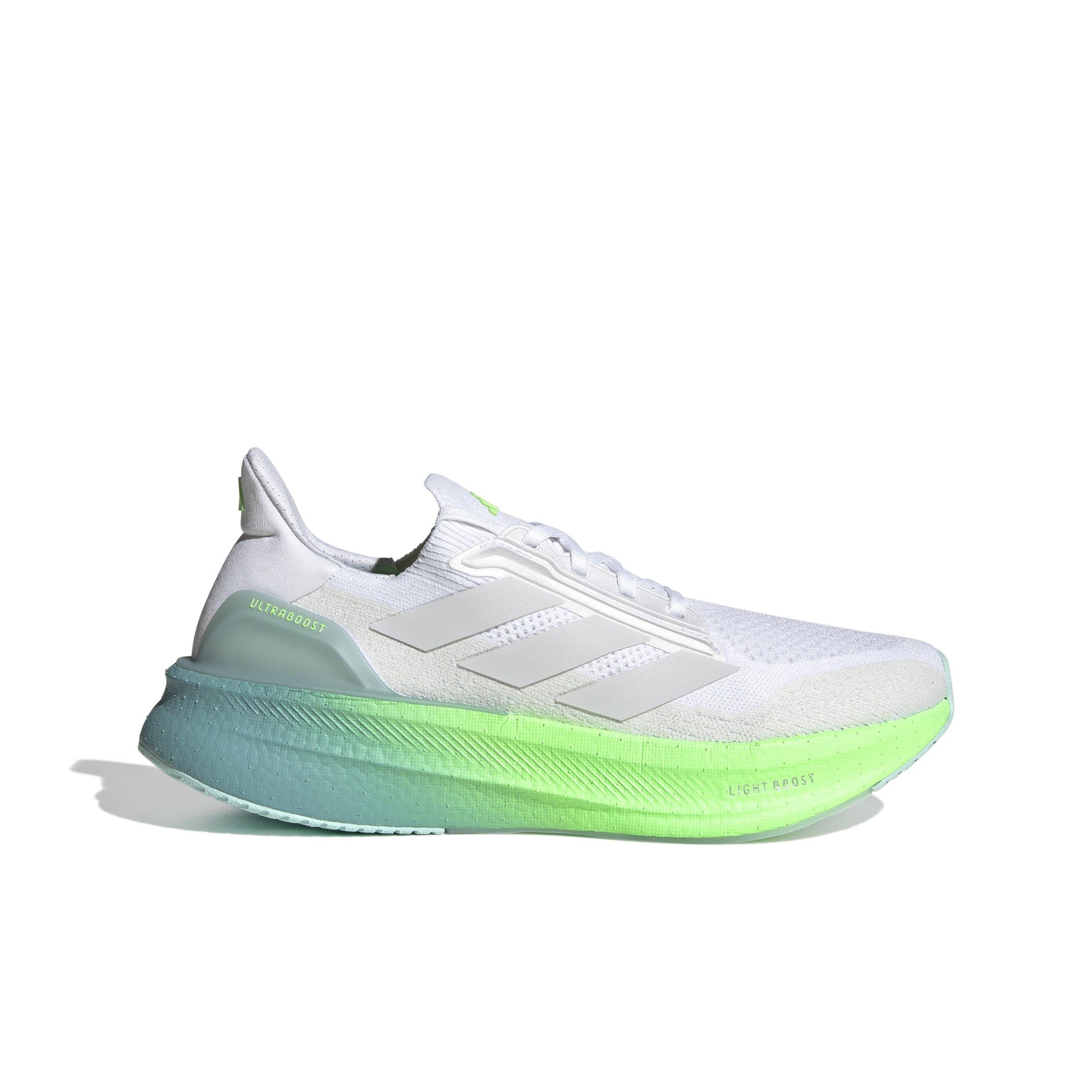 adidas Ultraboost 5x "Ftwr White/Dash Grey/Lime Burst" Men's Running Shoe - WHITE/GREY/LIME Thumbnail View 1