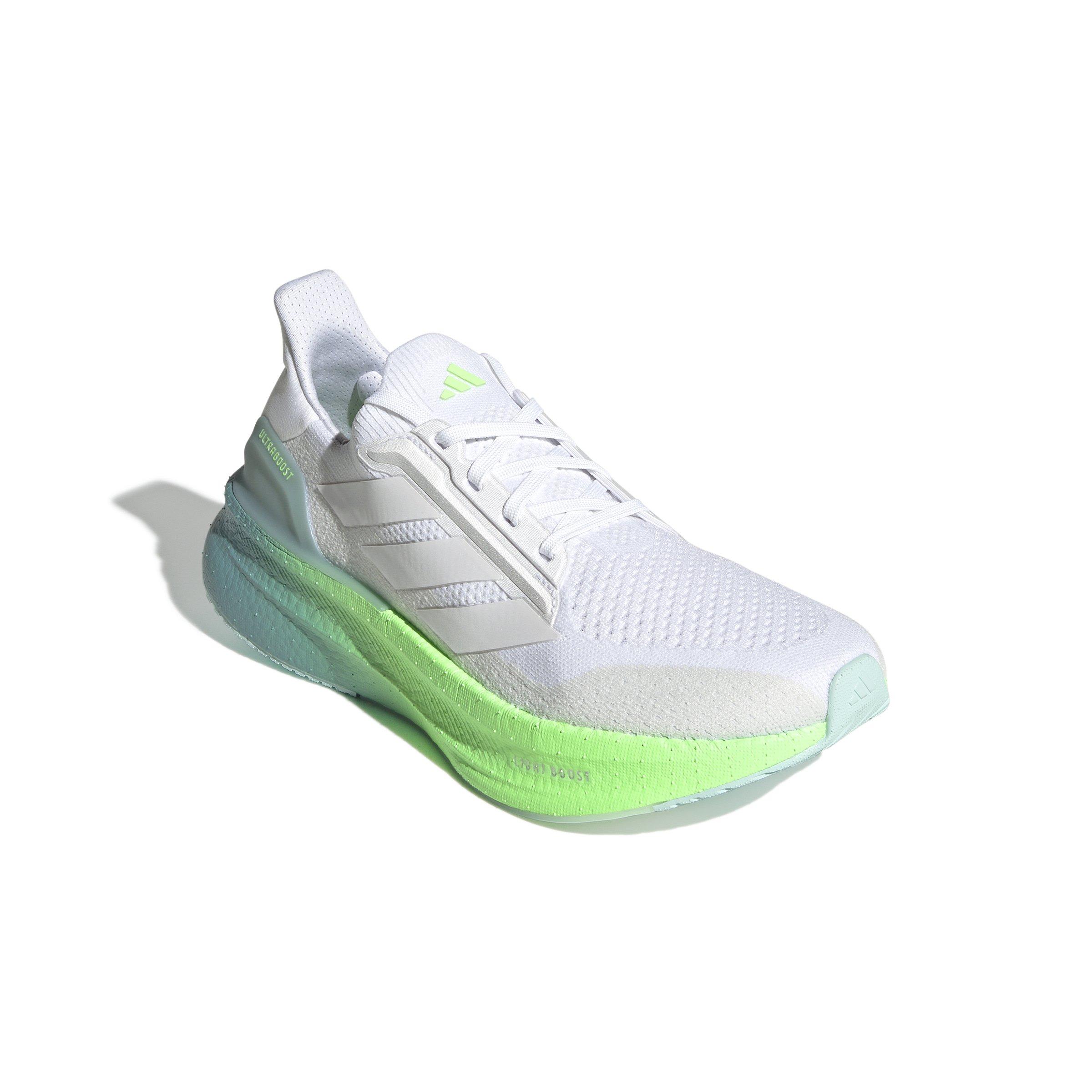 adidas Ultraboost 5x "Ftwr White/Dash Grey/Lime Burst" Men's Running Shoe - WHITE/GREY/LIME Thumbnail View 3