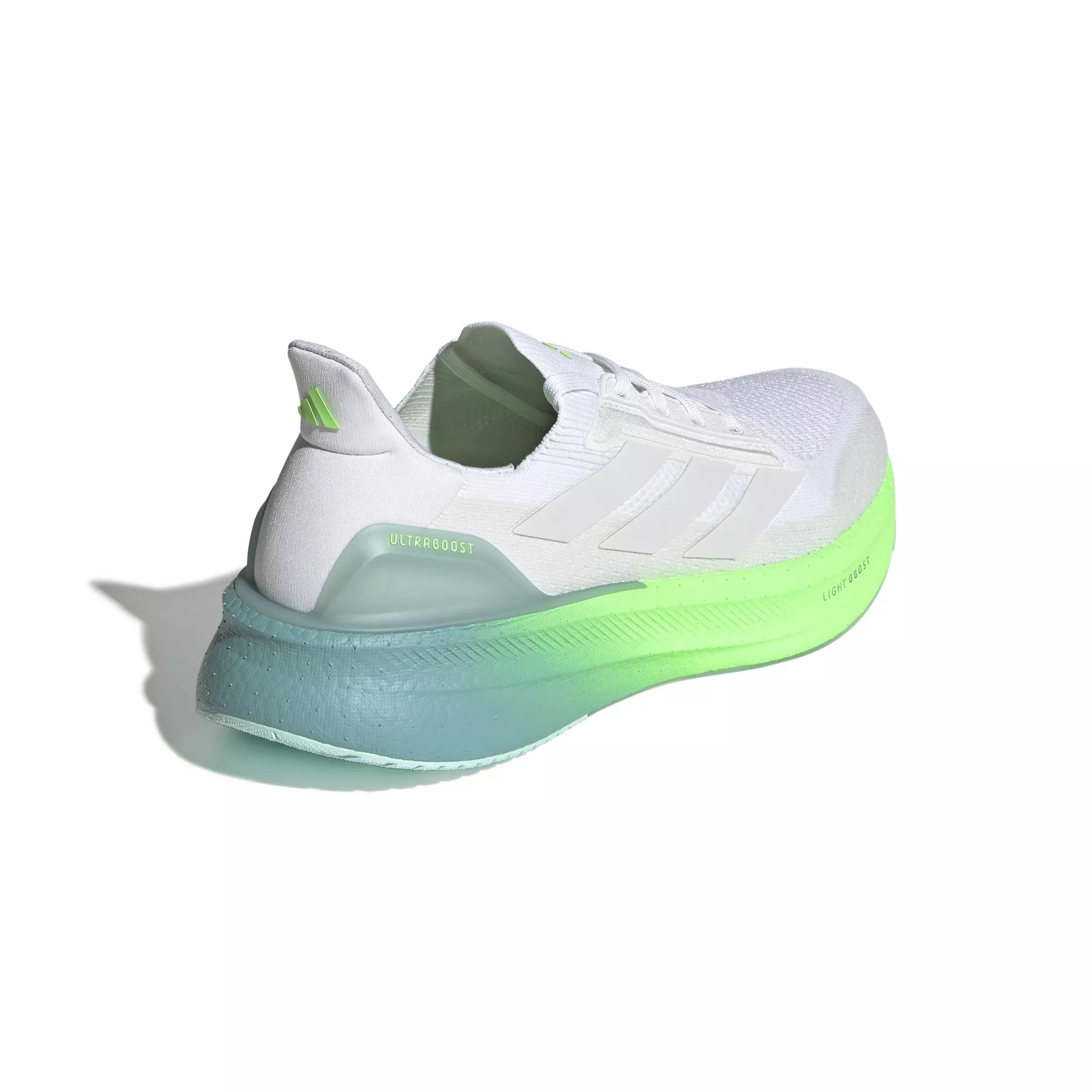 adidas Ultraboost 5x "Ftwr White/Dash Grey/Lime Burst" Men's Running Shoe - WHITE/GREY/LIME