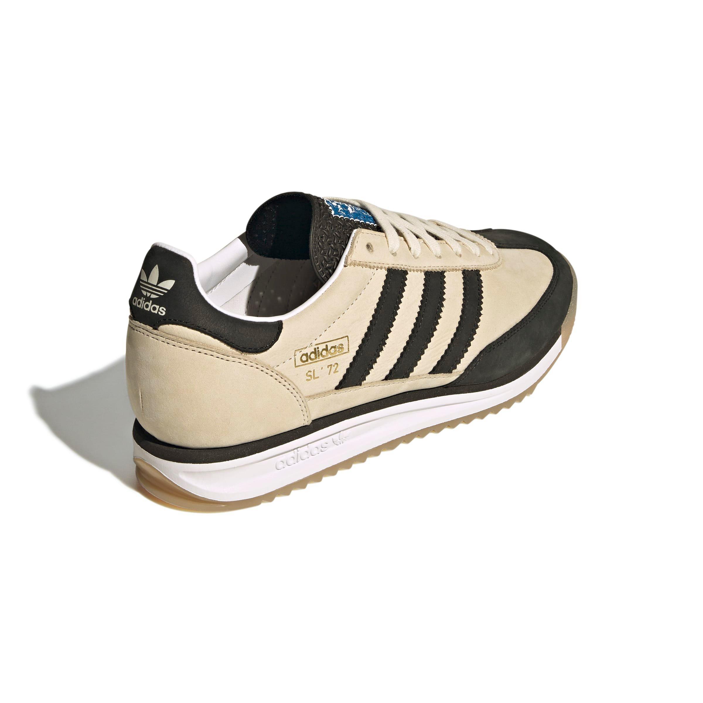 adidas Originals SL 72 RS "Cream White/Core Black/Gum 3" Men's Shoe - WHITE/BLACK/GUM Thumbnail View 4