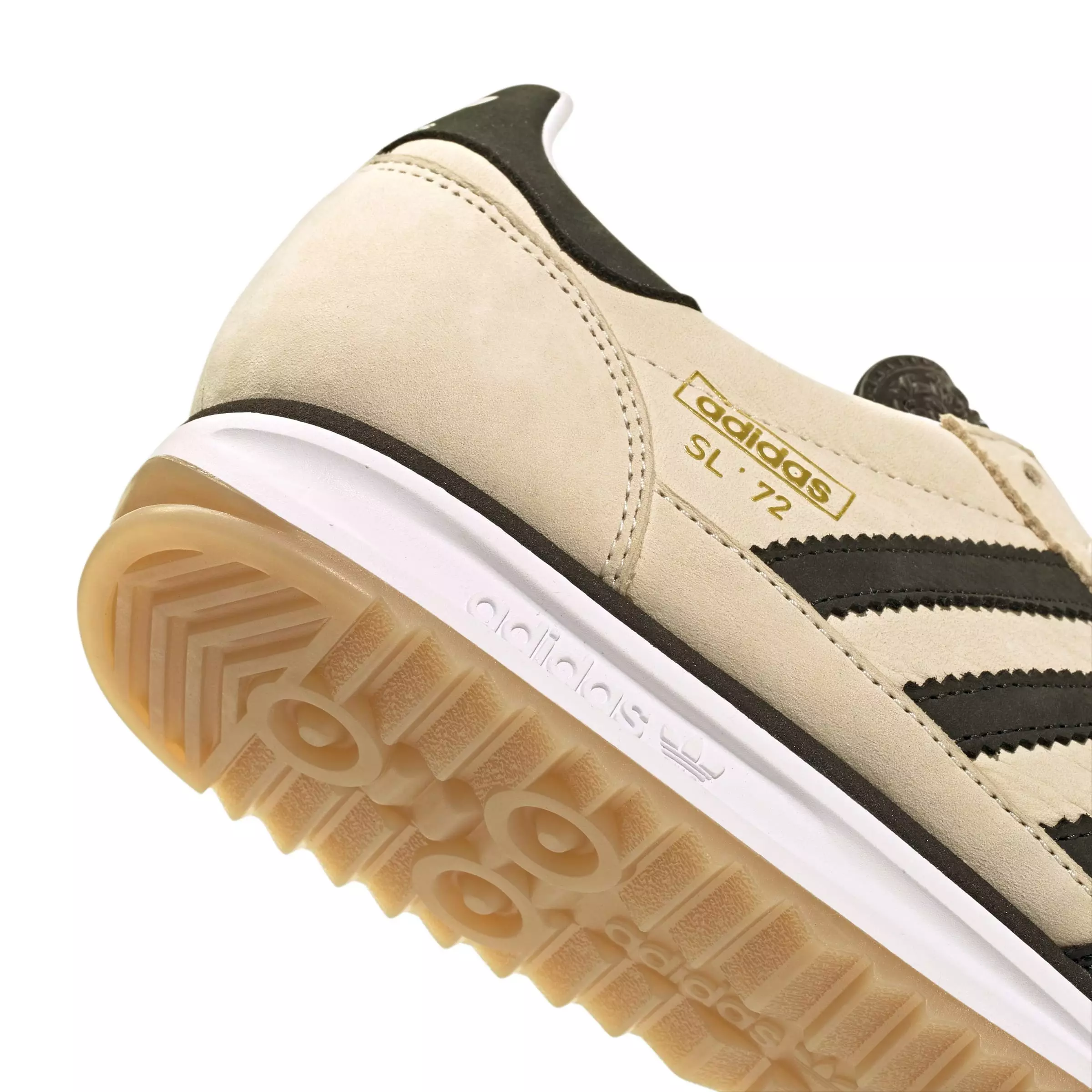 adidas Originals SL 72 RS "Cream White/Core Black/Gum 3" Men's Shoe - WHITE/BLACK/GUM