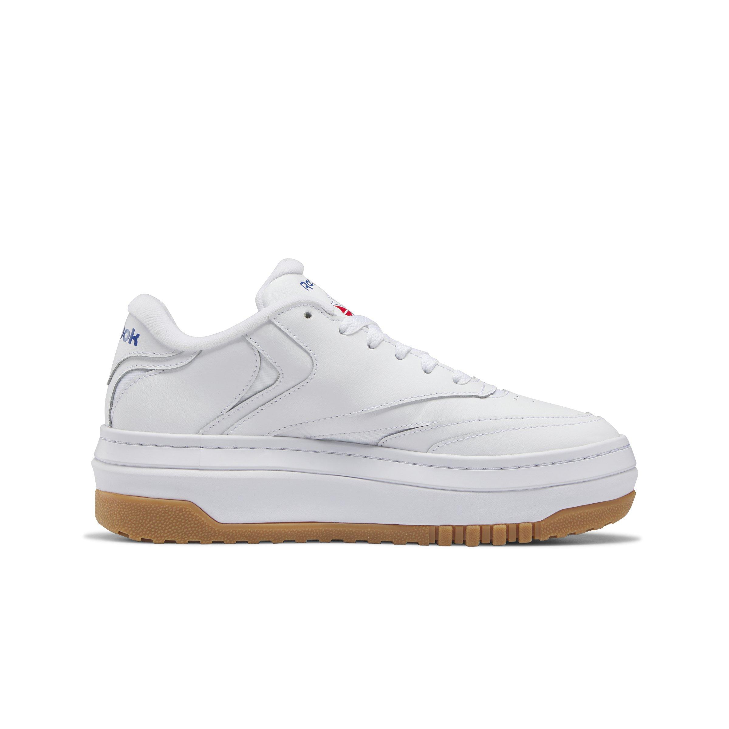 Reebok Club C Extra "Ftwr White/Blue/Gum" Women's Shoe - WHITE Thumbnail View 2
