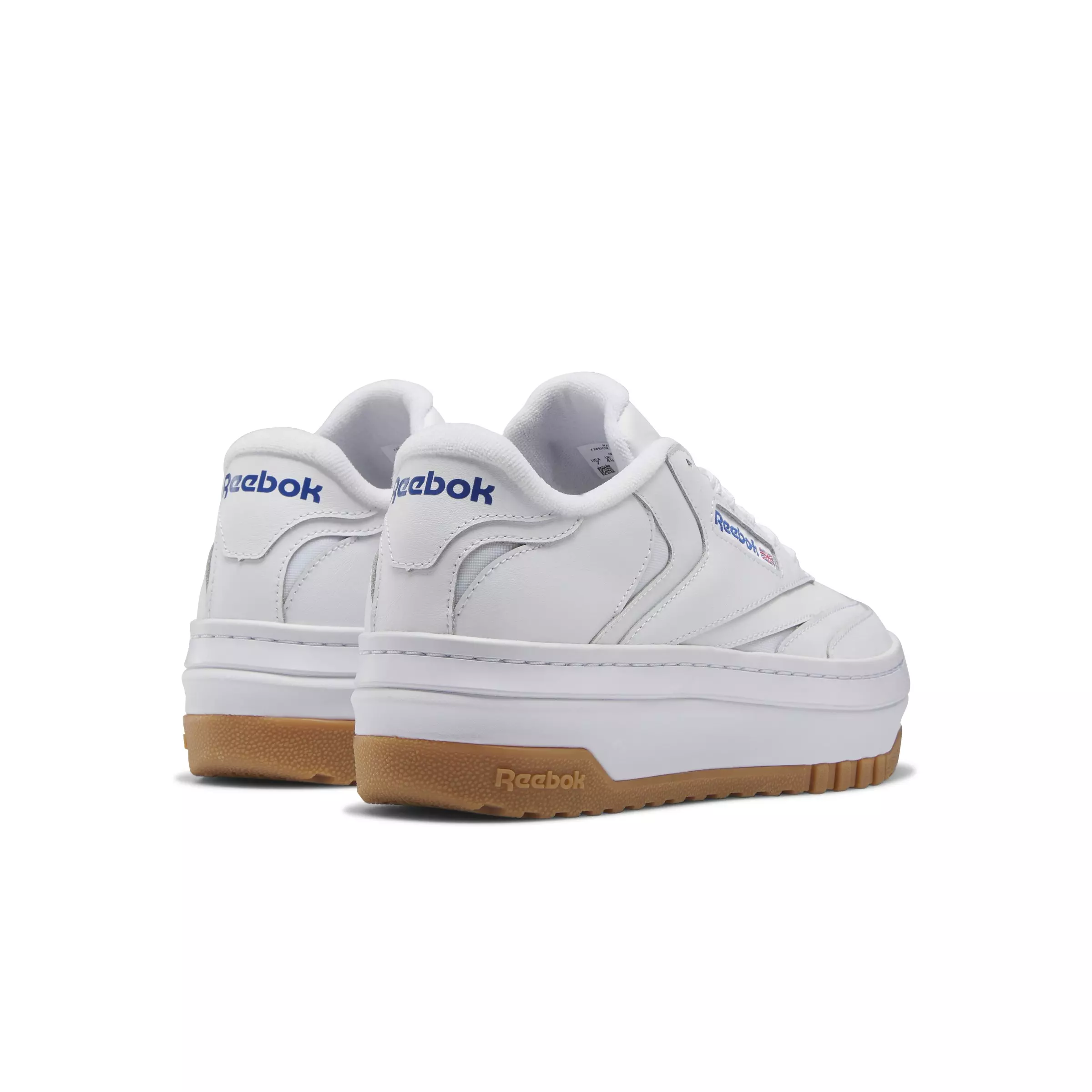 Reebok Club C Extra "Ftwr White/Blue/Gum" Women's Shoe - WHITE