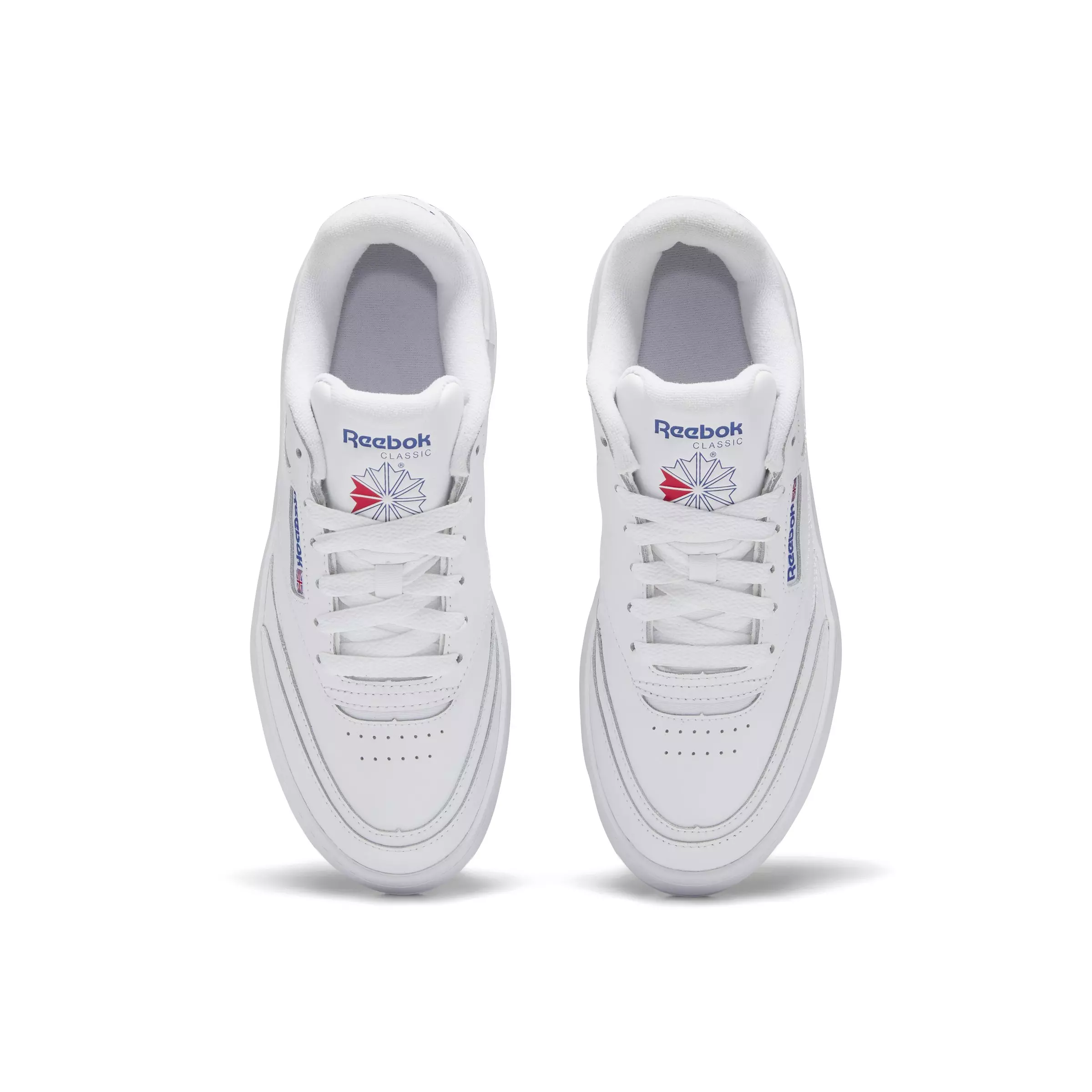 Reebok Club C Extra "Ftwr White/Blue/Gum" Women's Shoe - WHITE