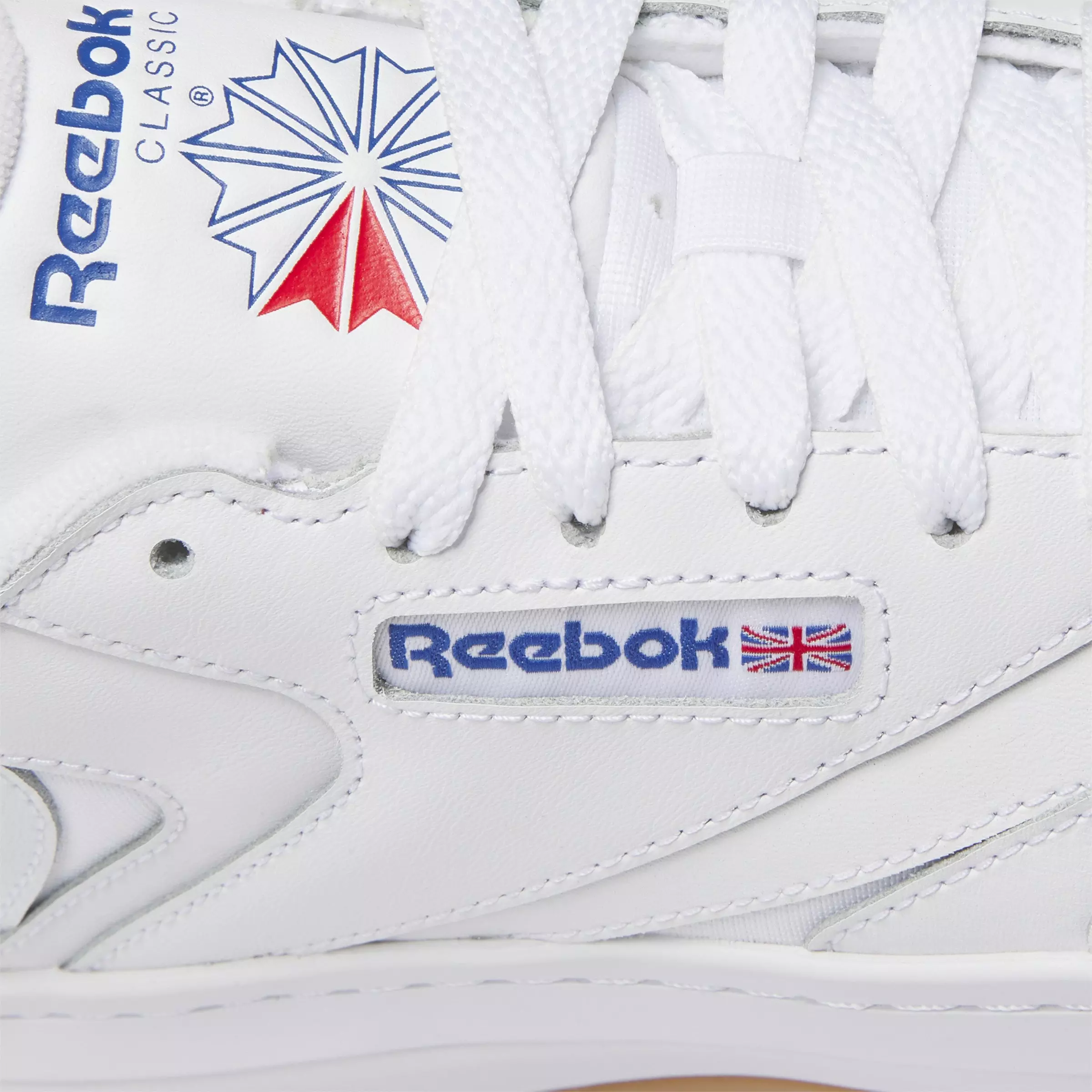Reebok Club C Extra "Ftwr White/Blue/Gum" Women's Shoe - WHITE