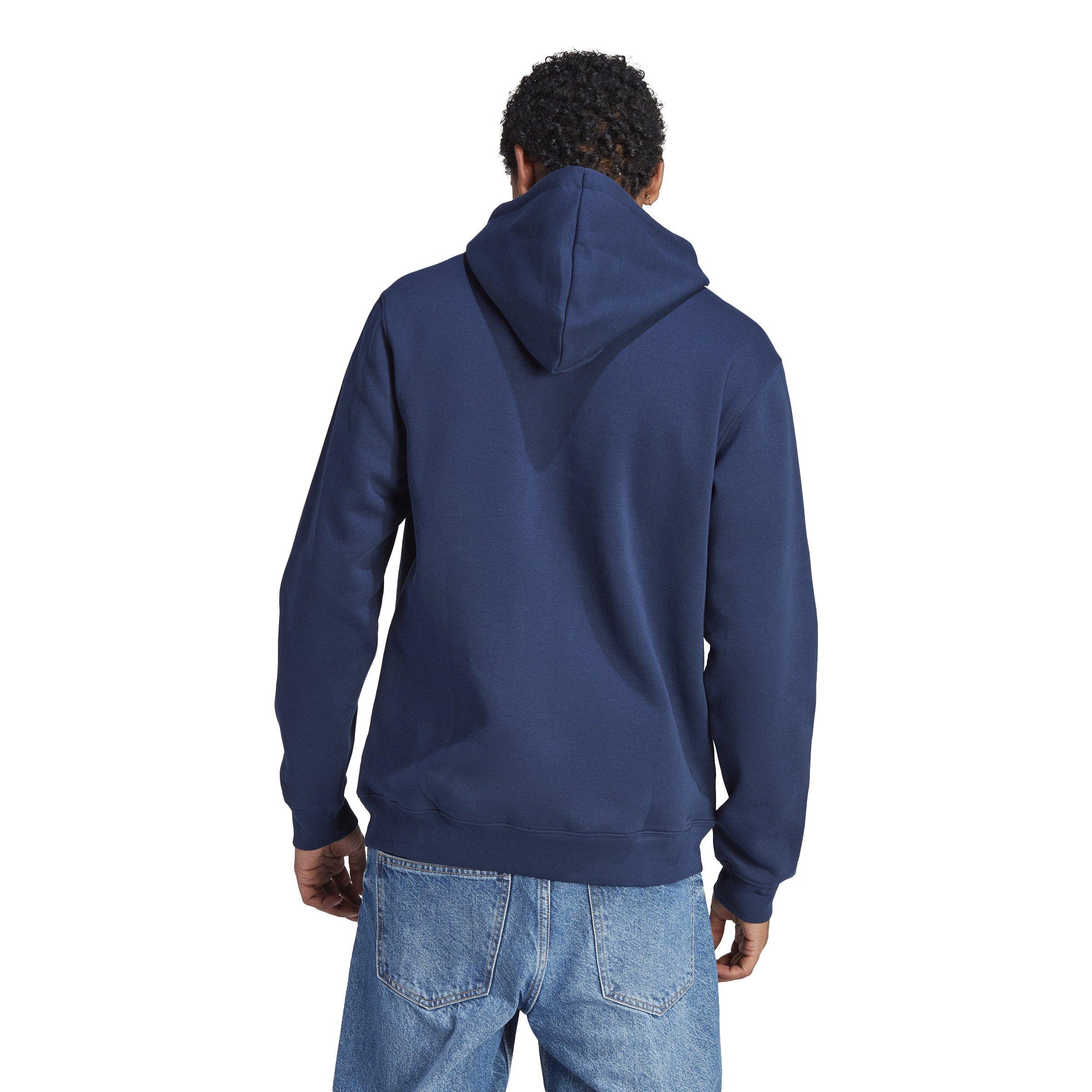 adidas Originals Men's adicolor Classics 3-Stripes Hoodie -Blue - BLUE Thumbnail View 2