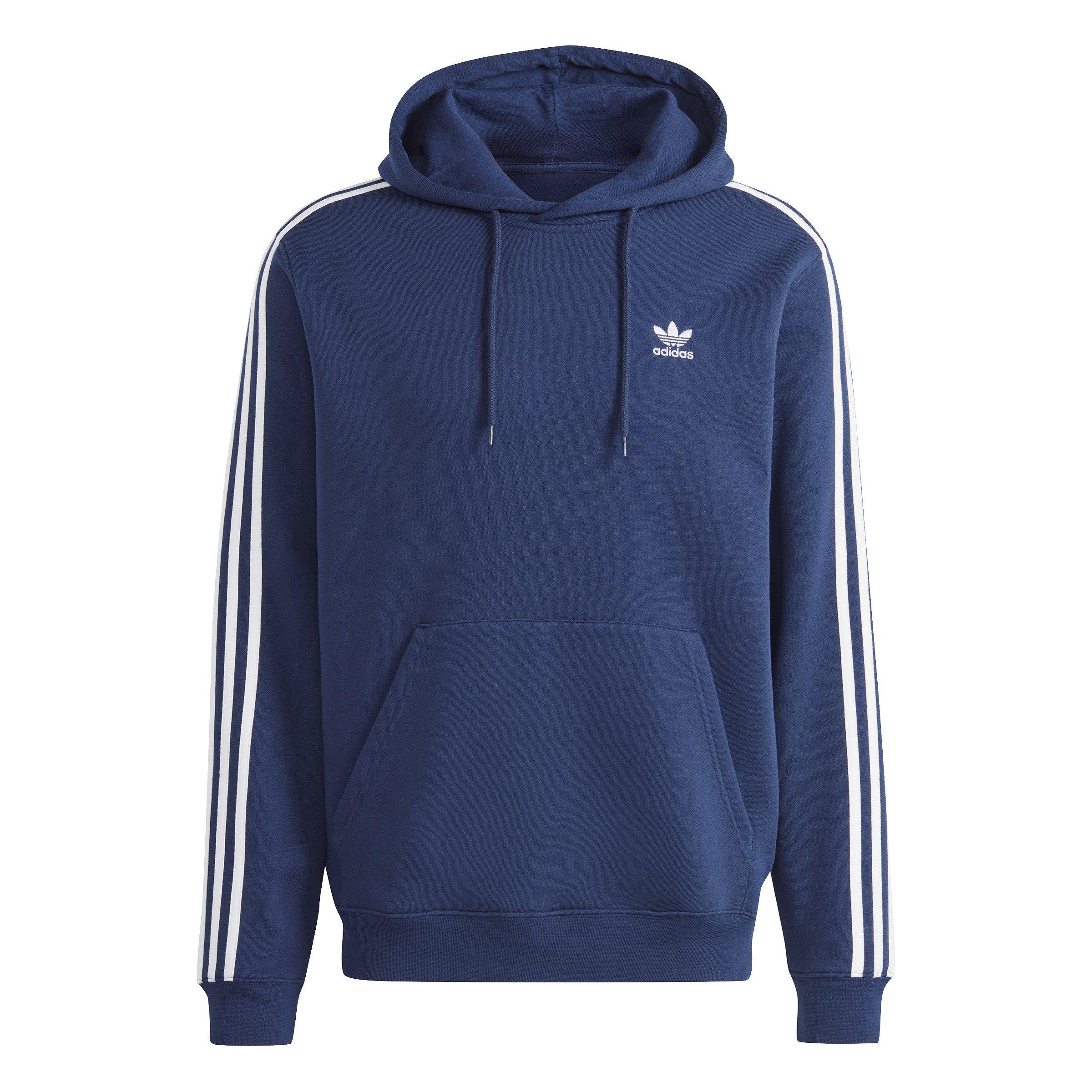 adidas Originals Men's adicolor Classics 3-Stripes Hoodie -Blue - BLUE Thumbnail View 6