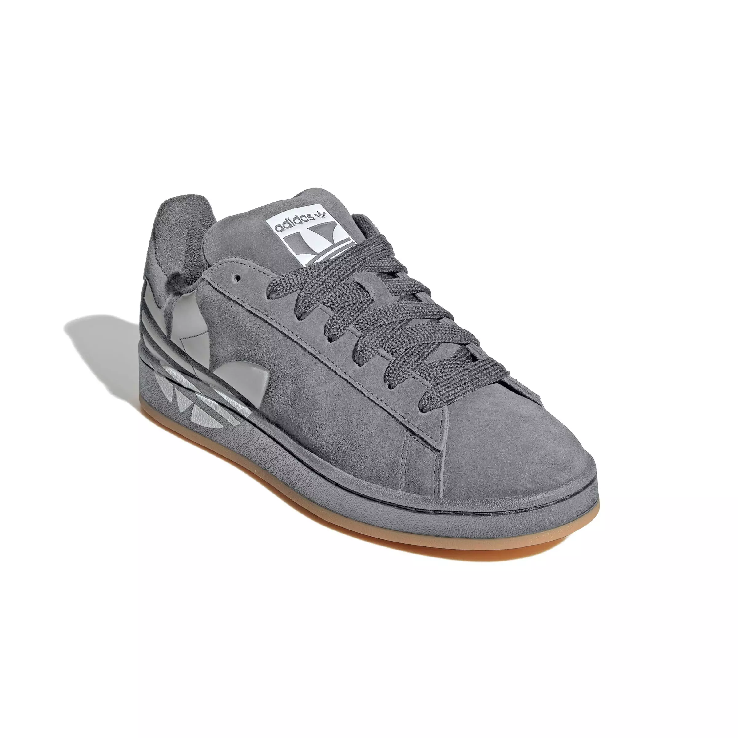 adidas Originals Campus 00s "Grey Three/Ftwr White/Gum 3" Men's Shoe - GREY/WHITE/GUM