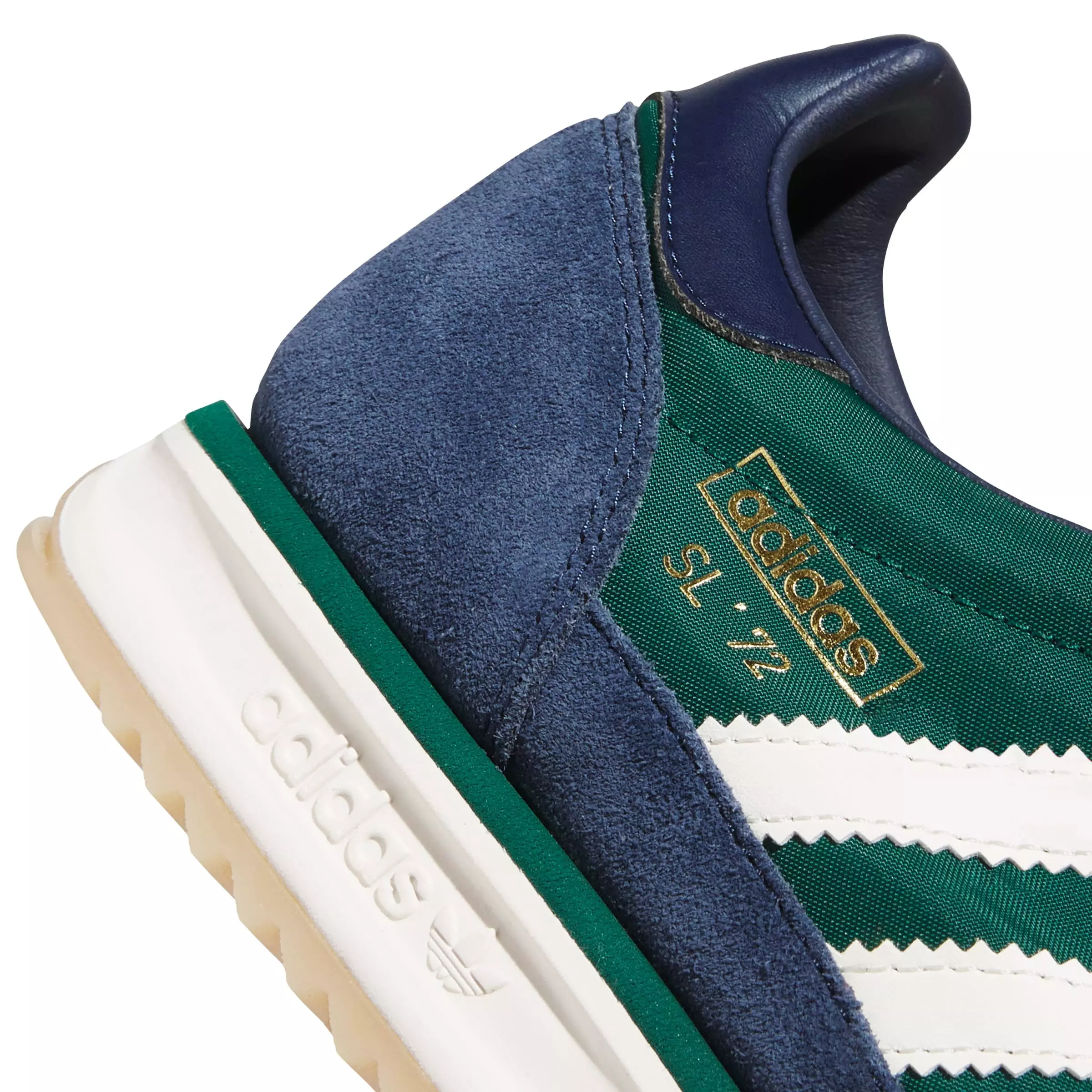 adidas Originals SL 72 RS "Night Indigo/Off White/Collegiate Green" Men's Shoe - INDIGO/OFF WHITE/GREEN