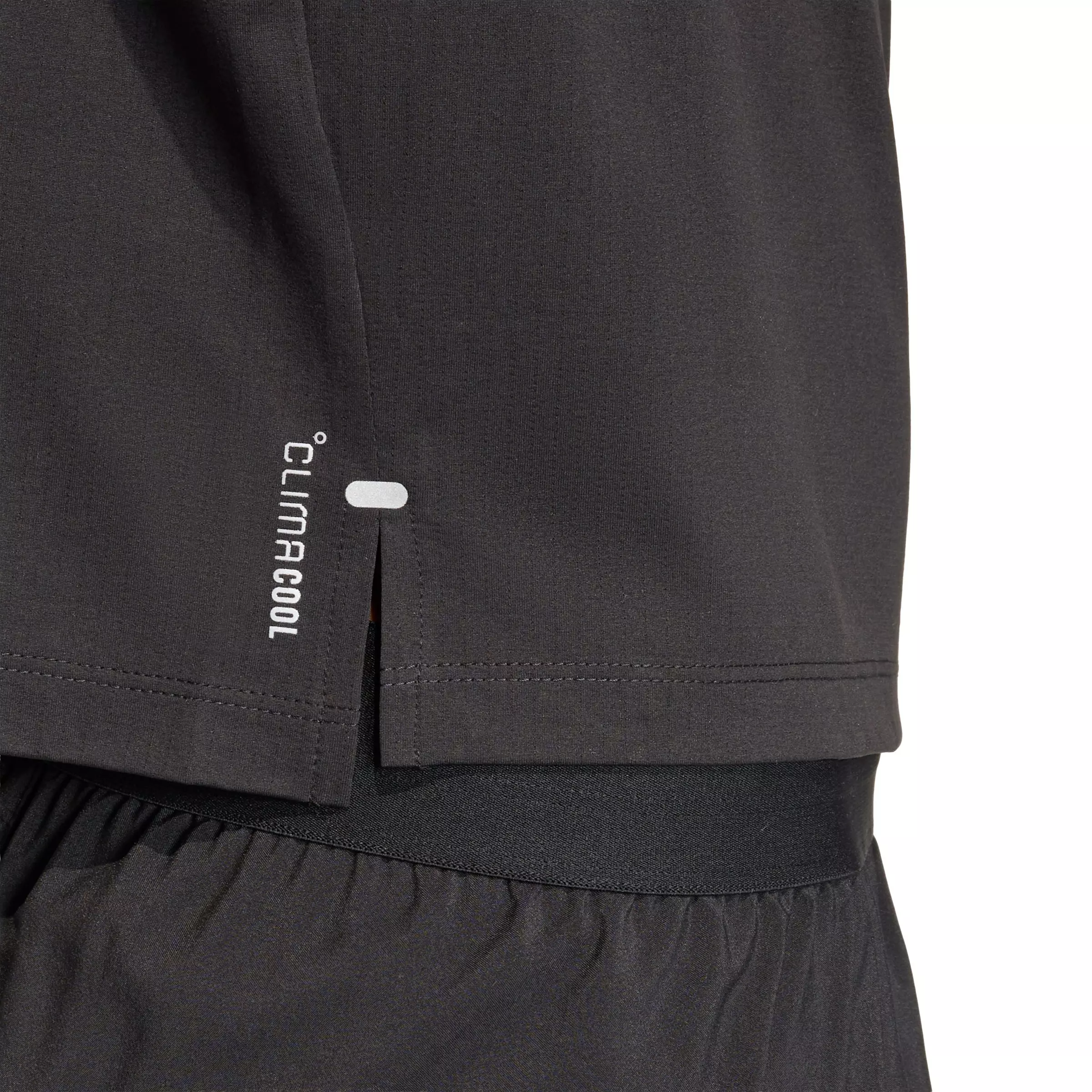 adidas Women's ADI365 Running Climacool Iconic T-Shirt - Black - BLACK