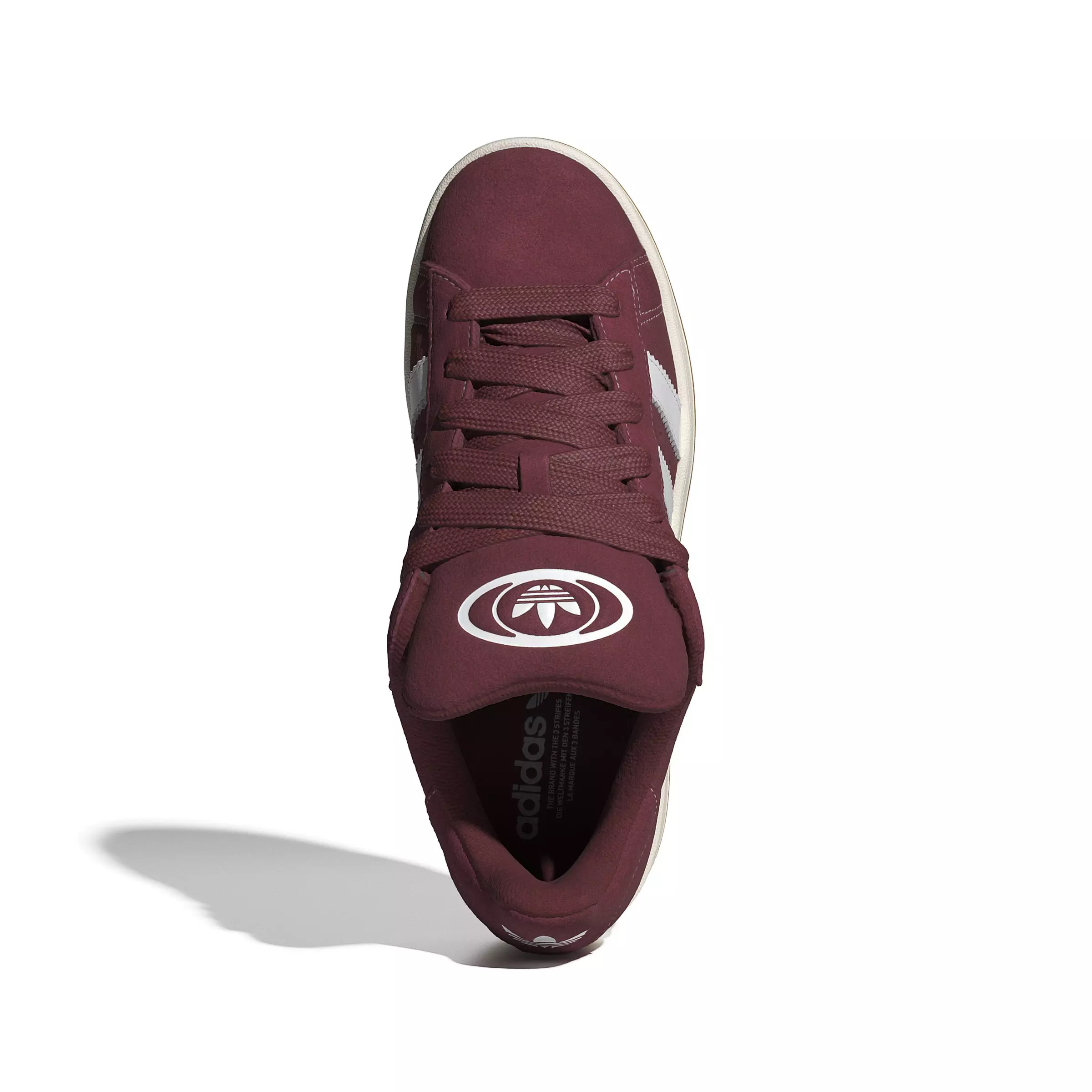 adidas Originals Campus 00s "Noble Maroon/Ftwr White/Off White" Men's Shoe - MAROON/WHITE/OFF WHITE