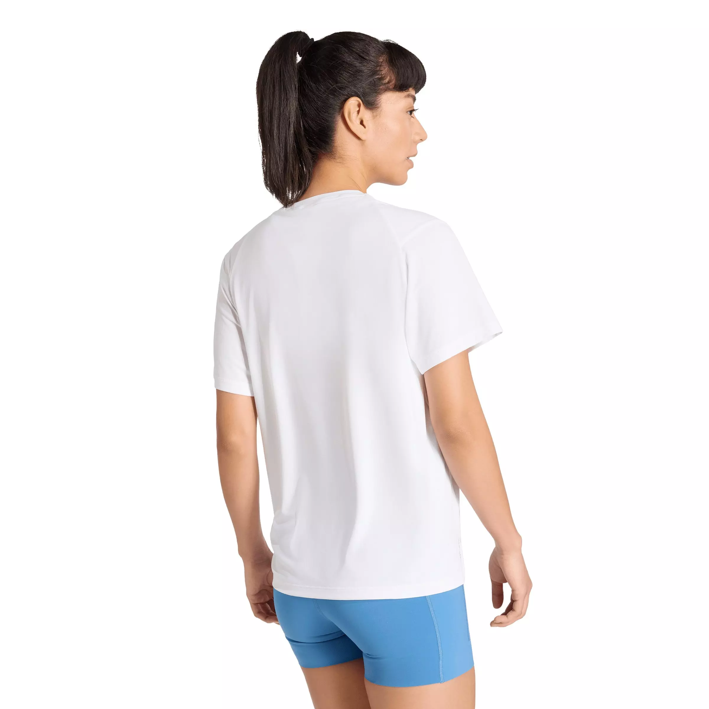 adidas Women's ADI365 Running Climacool Iconic T-Shirt - White - WHITE