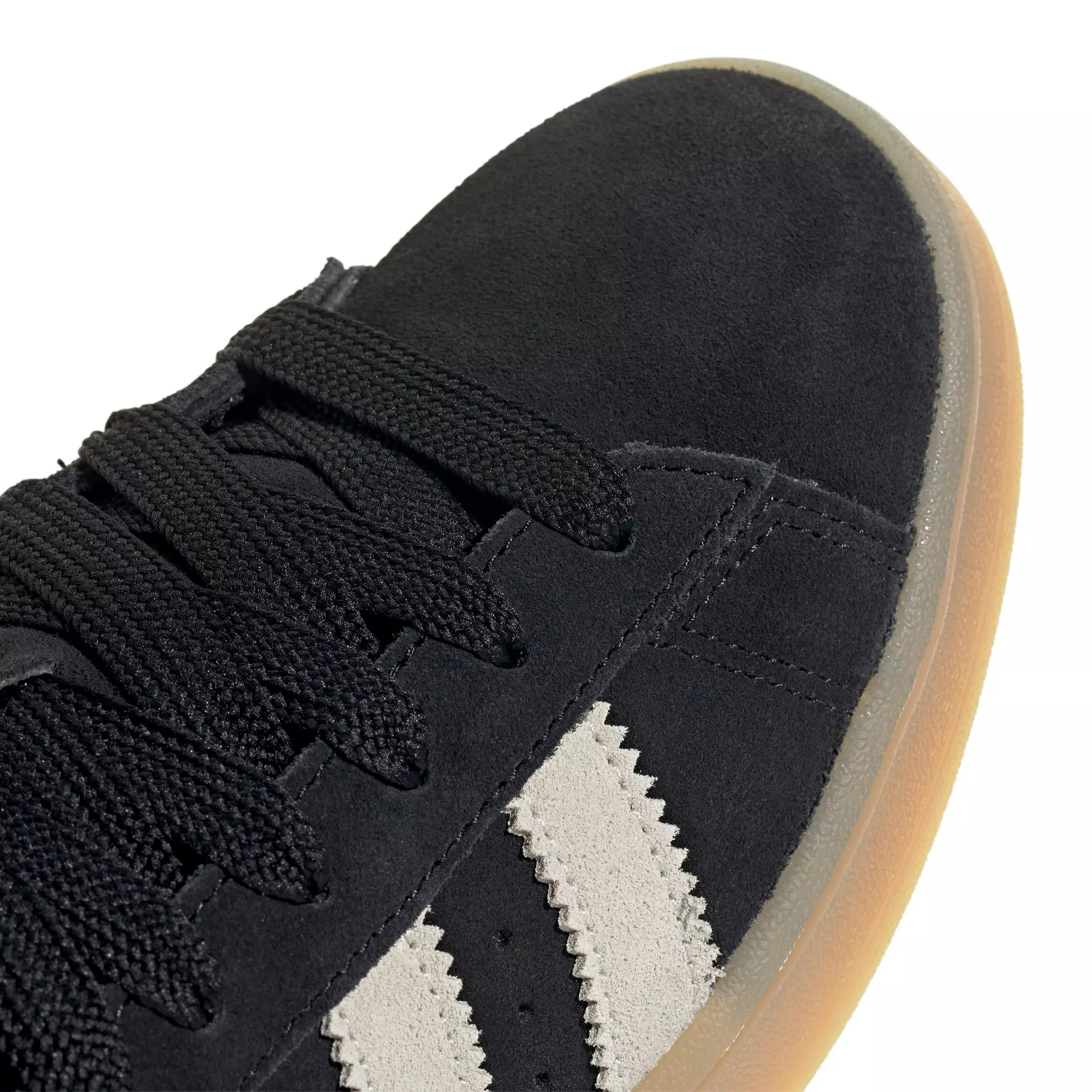 adidas Originals Campus 00s "Core Black/Cream White/Gum 3" Men's Shoe - BLACK/WHITE/GUM