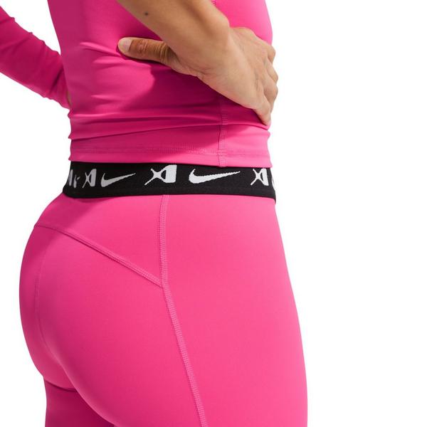 Nike A'JA Wilson Women's A'symmetric Reversible Single-Leg Basketball Leggings - RED/BLACK