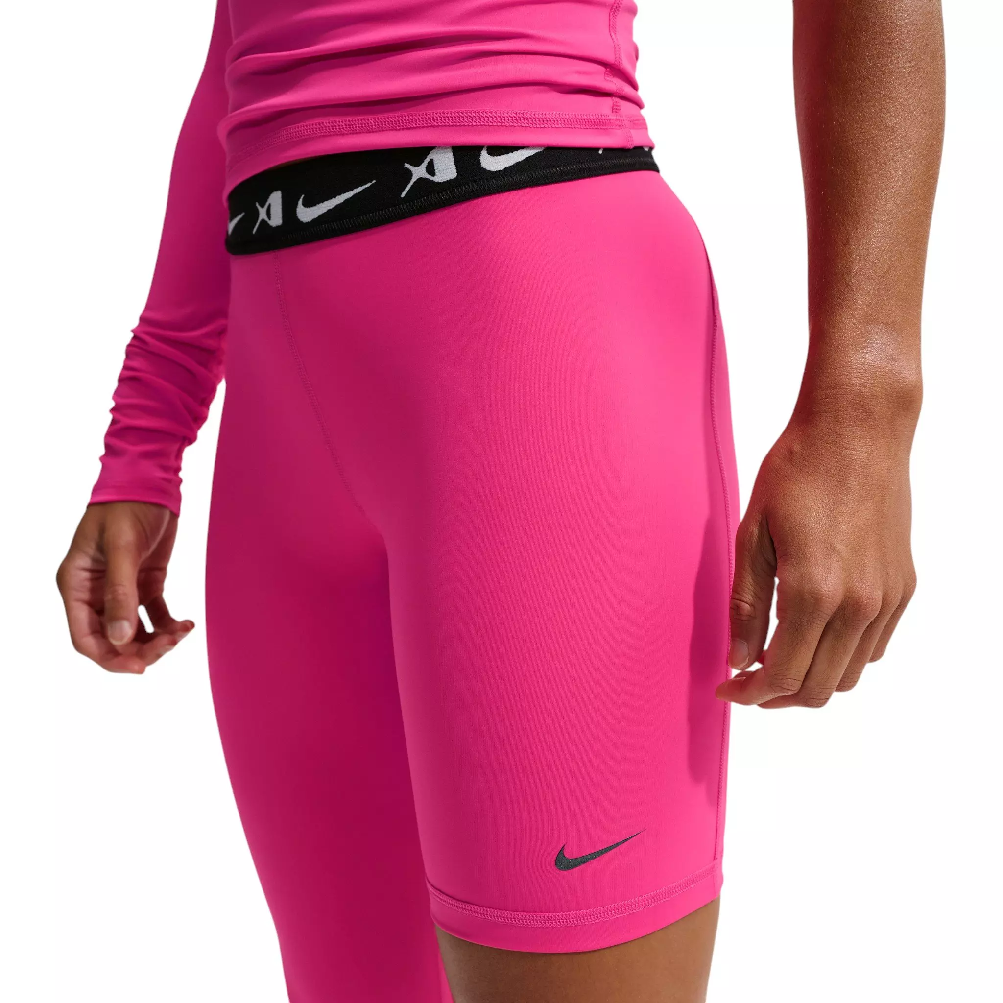 Nike A'JA Wilson Women's A'symmetric Reversible Single-Leg Basketball Leggings - RED/BLACK