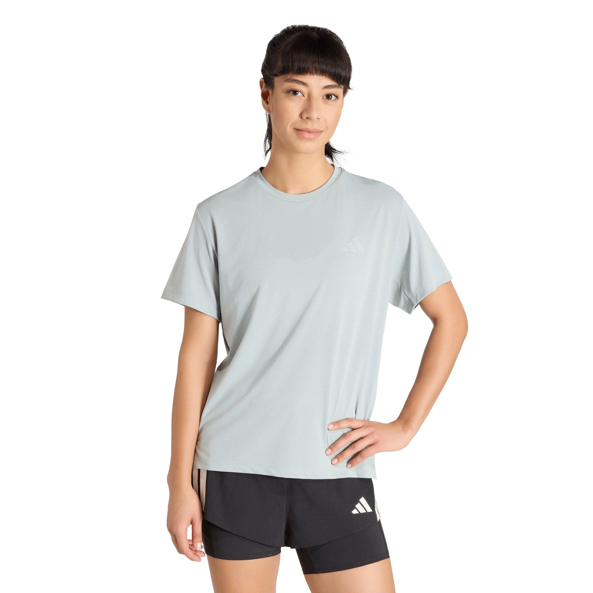 adidas Women's ADI365 Running Climacool Iconic T-Shirt - Sage Green - SAGE GREEN Thumbnail View 1