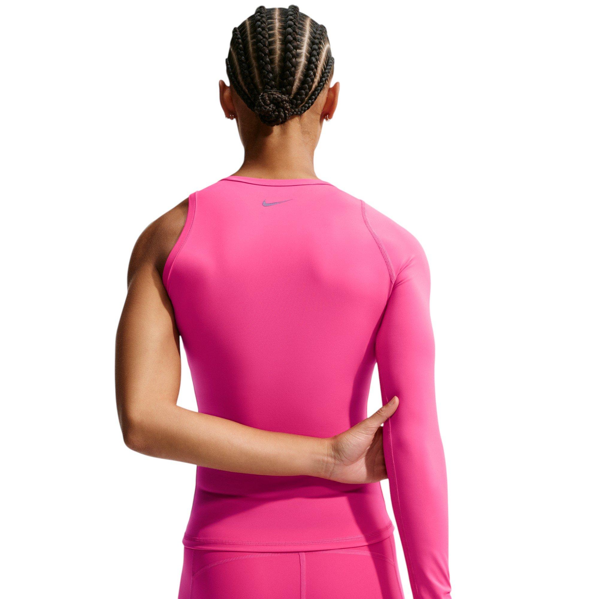 Nike A'Ja Wilson Women's Dri-FIT A'symmetric Reversible Long-Sleeve Top - RED/BLACK
