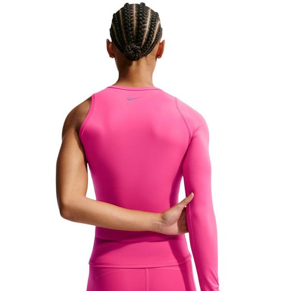 Nike A'Ja Wilson Women's Dri-FIT A'symmetric Reversible Long-Sleeve Top - RED/BLACK