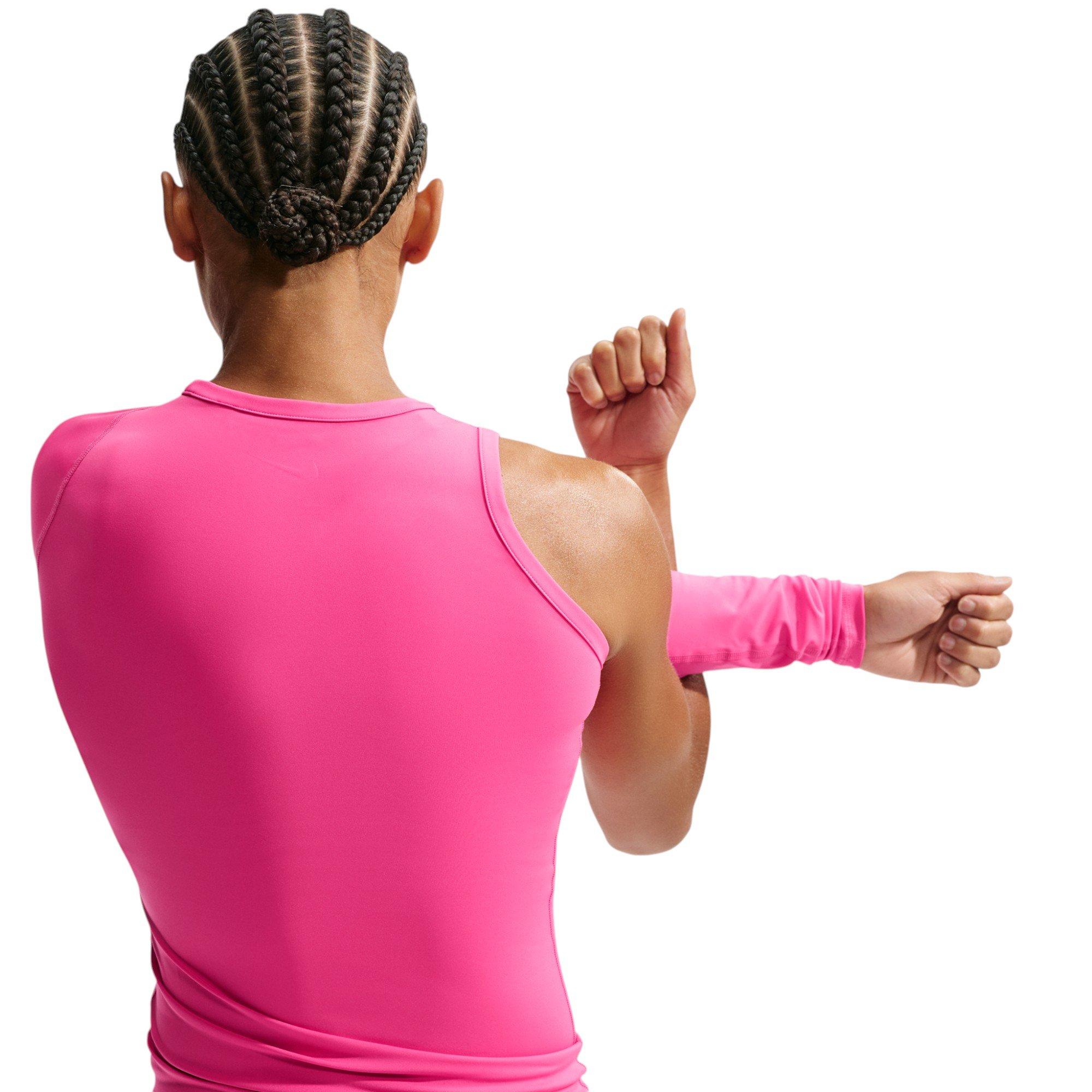 Nike A'Ja Wilson Women's Dri-FIT A'symmetric Reversible Long-Sleeve Top - RED/BLACK