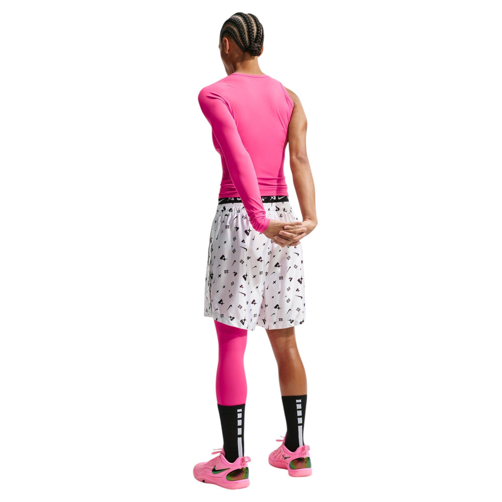 Nike A'Ja Wilson Women's Dri-FIT A'symmetric Reversible Long-Sleeve Top - RED/BLACK