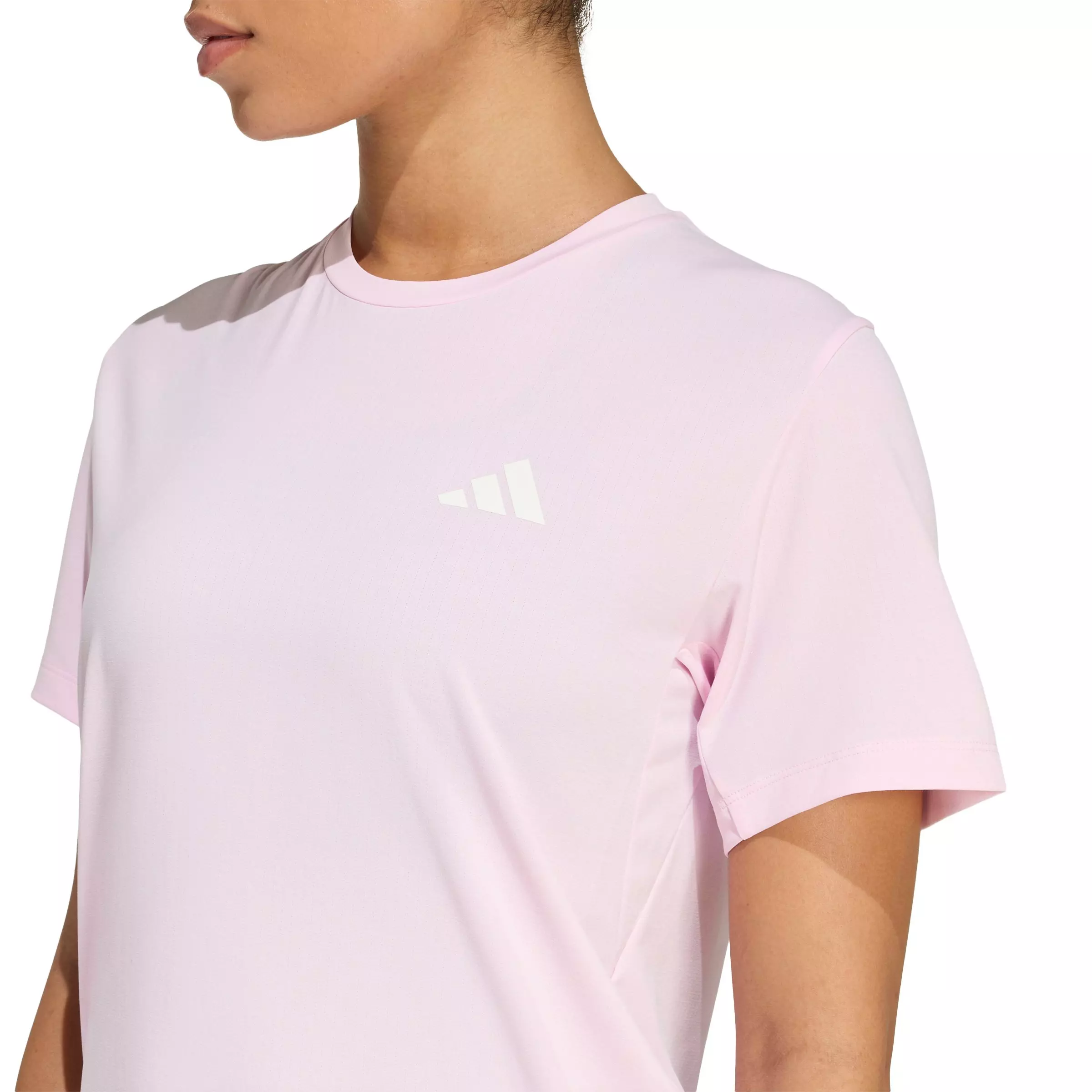 adidas Women's ADI365 Running Climacool Iconic T-Shirt - Light Pink - LIGHT PINK
