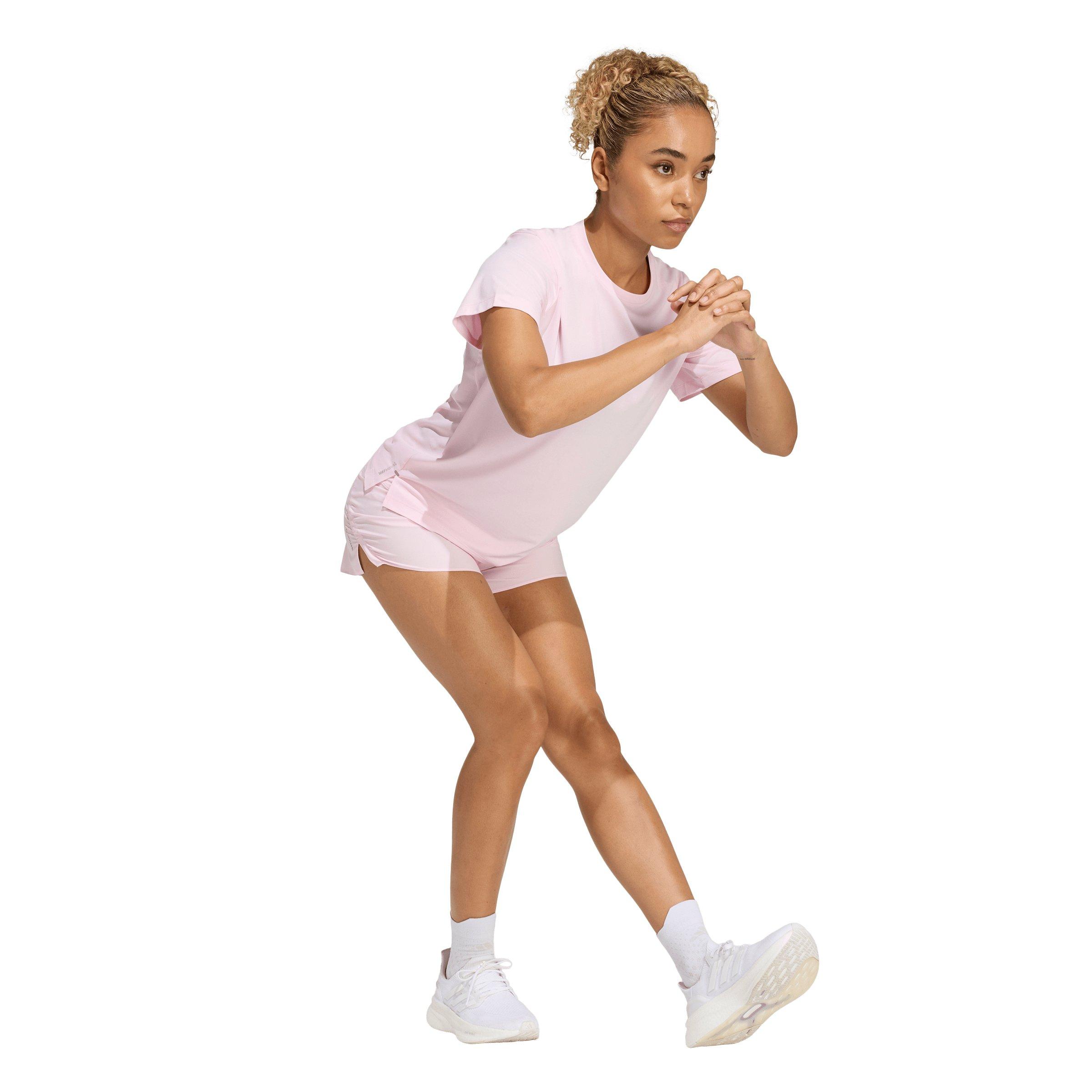 adidas Women's ADI365 Running Climacool Iconic T-Shirt - Light Pink - LIGHT PINK Thumbnail View 5