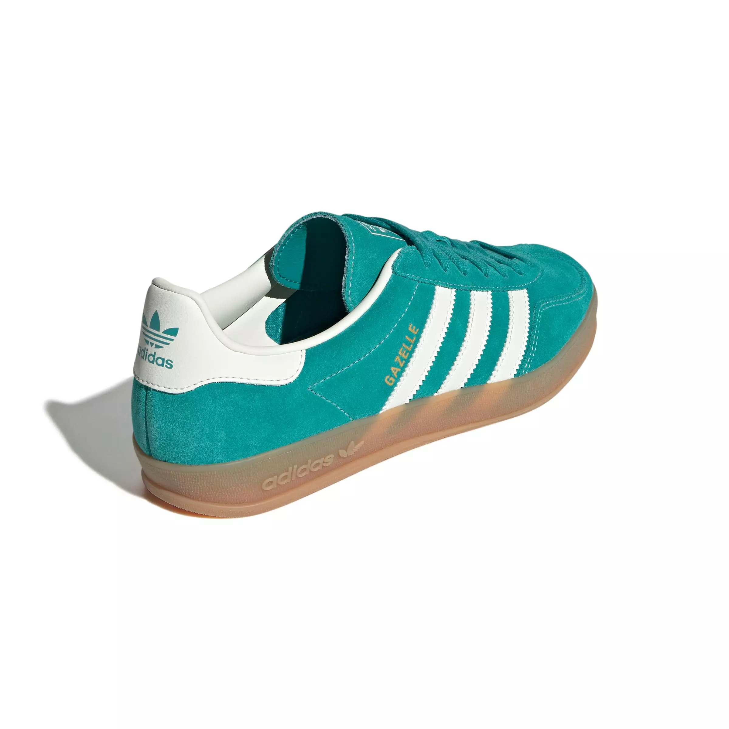adidas Originals Gazelle "Pure Teal/Off White/Gold Metallic" Men's Shoe - TEAL/OFF WHITE/GOLD
