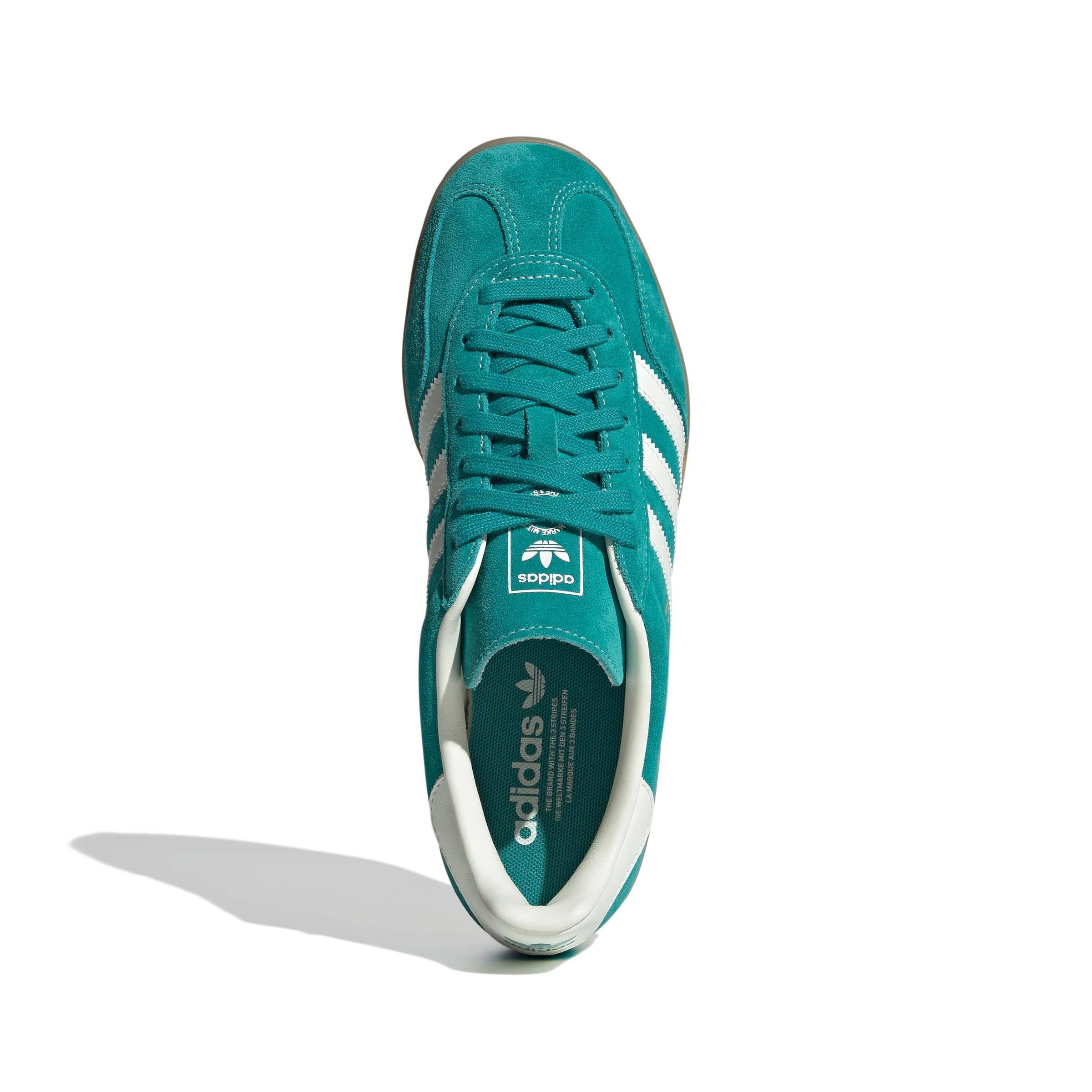 adidas Originals Gazelle "Pure Teal/Off White/Gold Metallic" Men's Shoe - TEAL/OFF WHITE/GOLD Thumbnail View 5