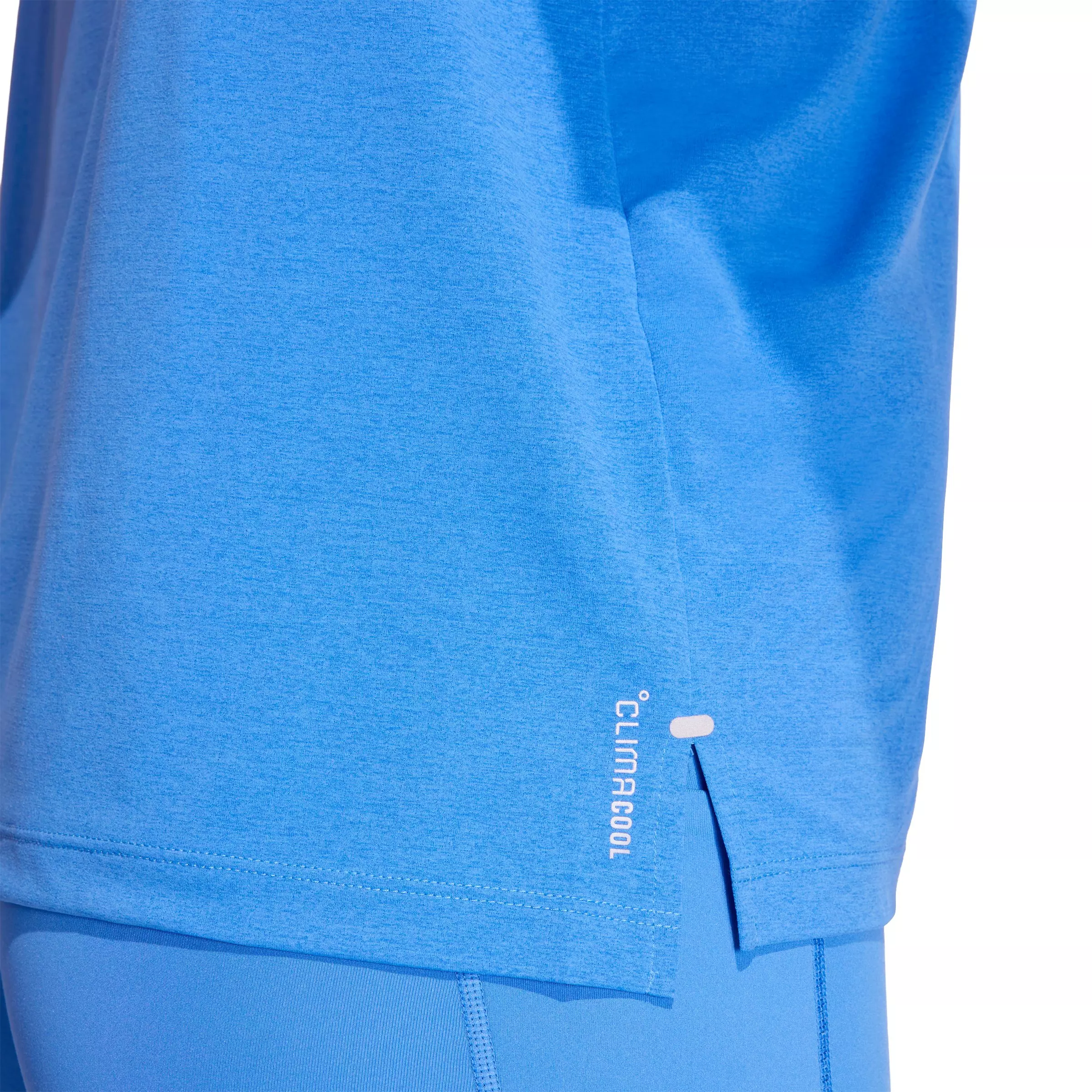 adidas Women's ADI365 Running Climacool Iconic T-Shirt - Blue - BLUE