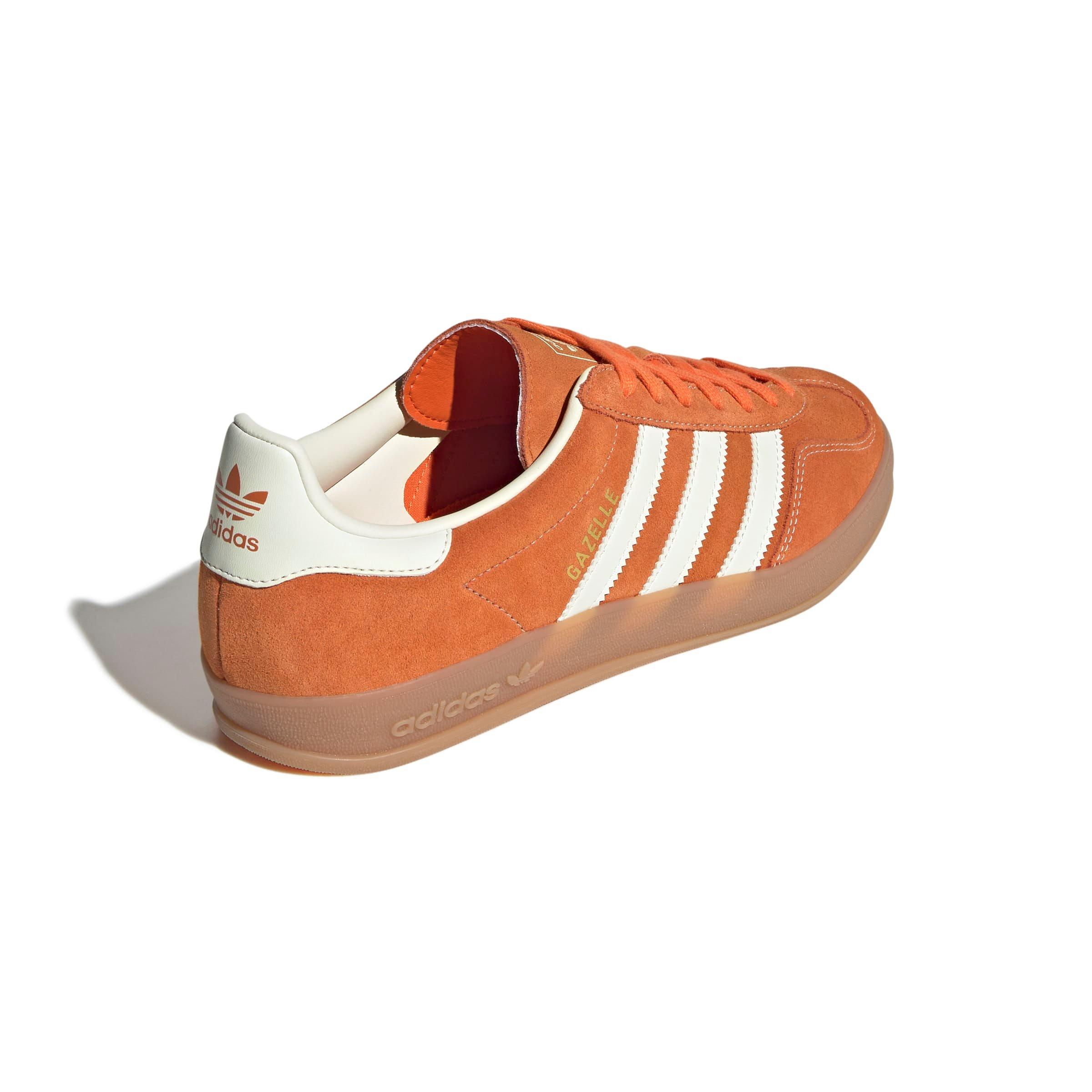 adidas Originals Gazelle "Orange/Off White/Gold Metallic" Men's Shoe - ORANGE/OFF WHITE/GOLD Thumbnail View 4