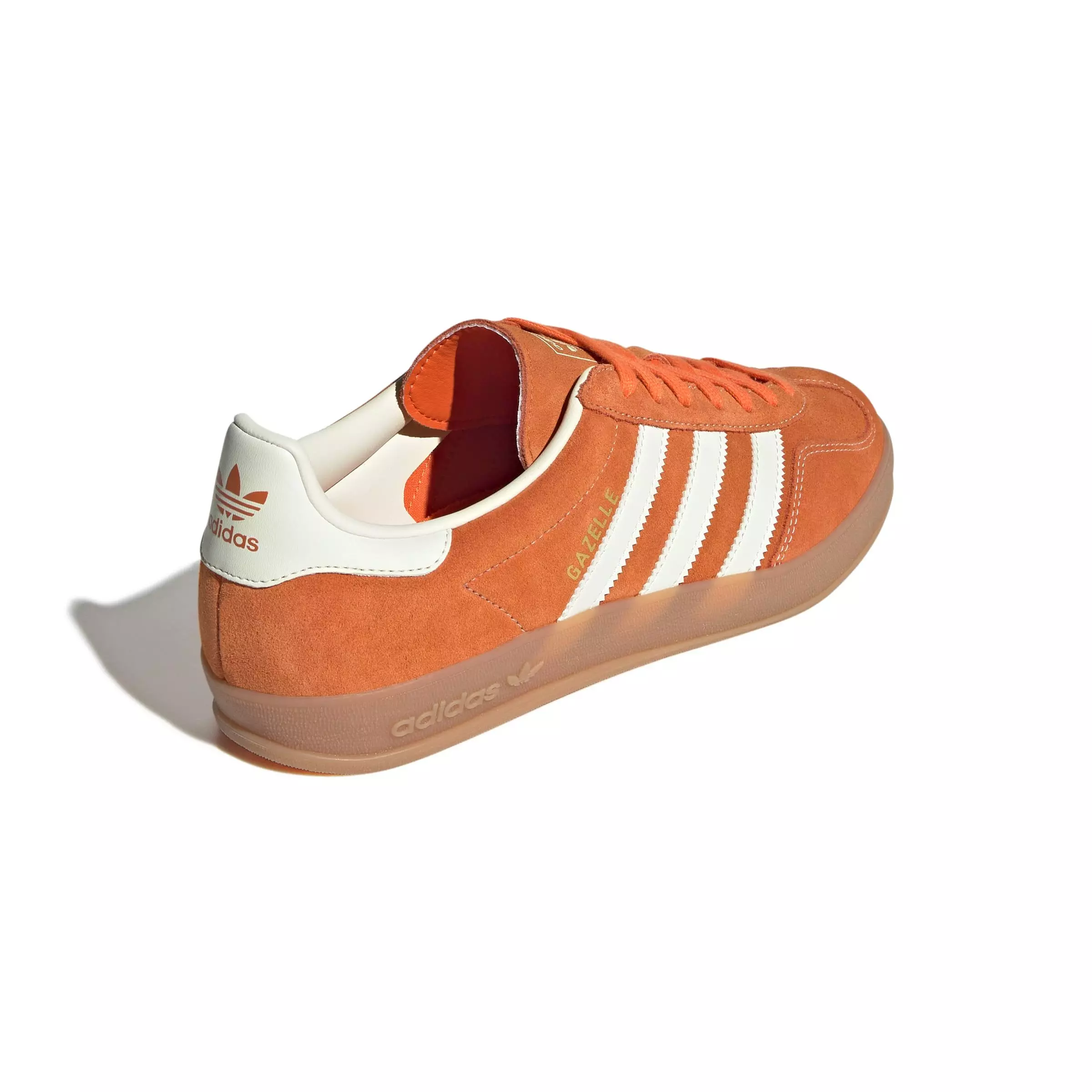 adidas Originals Gazelle "Orange/Off White/Gold Metallic" Men's Shoe - ORANGE/OFF WHITE/GOLD