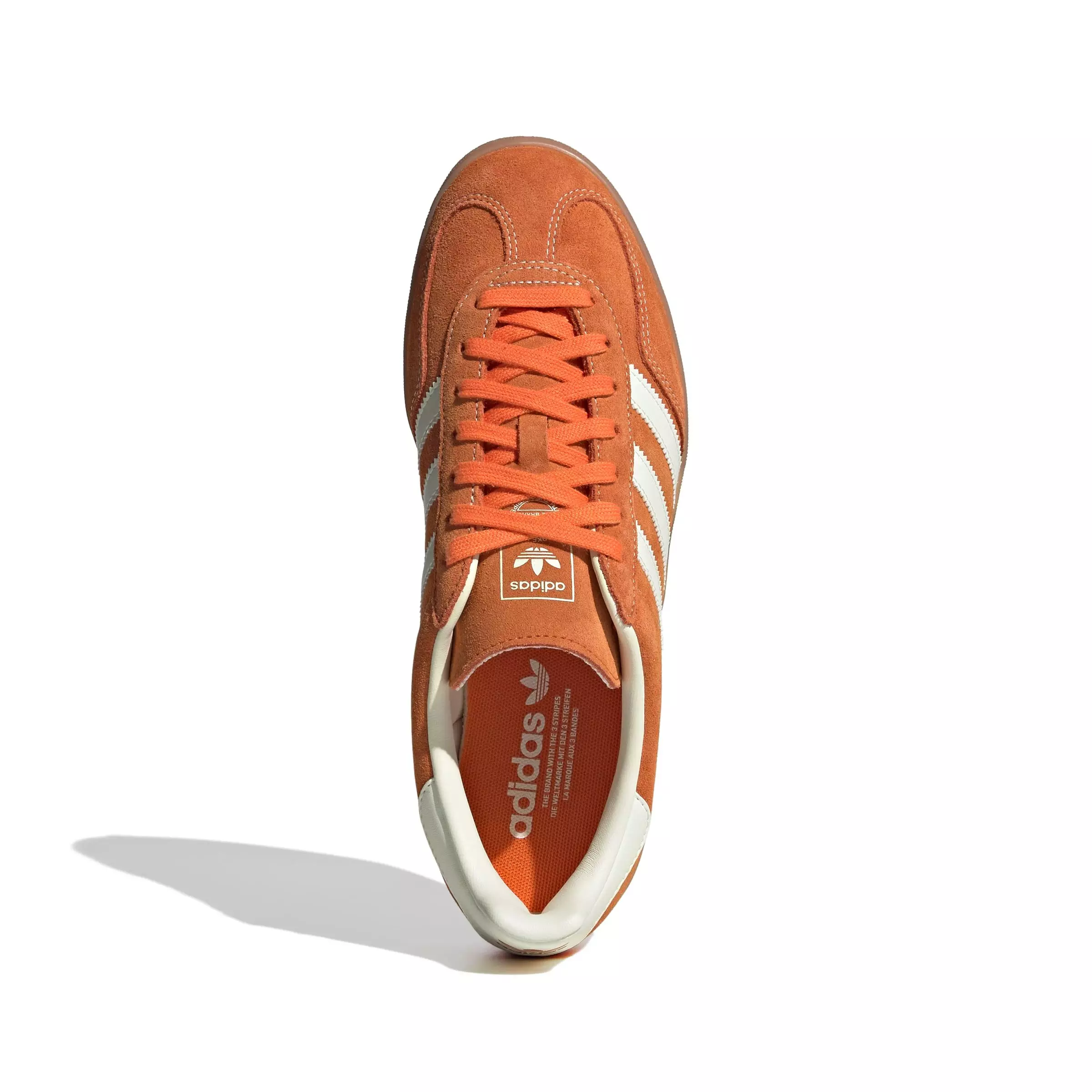 adidas Originals Gazelle "Orange/Off White/Gold Metallic" Men's Shoe - ORANGE/OFF WHITE/GOLD