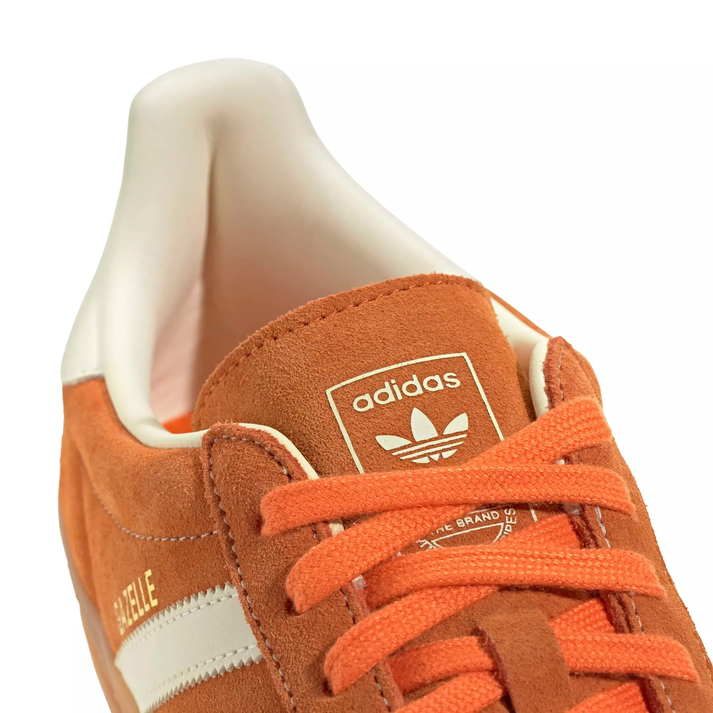 adidas Originals Gazelle "Orange/Off White/Gold Metallic" Men's Shoe - ORANGE/OFF WHITE/GOLD
