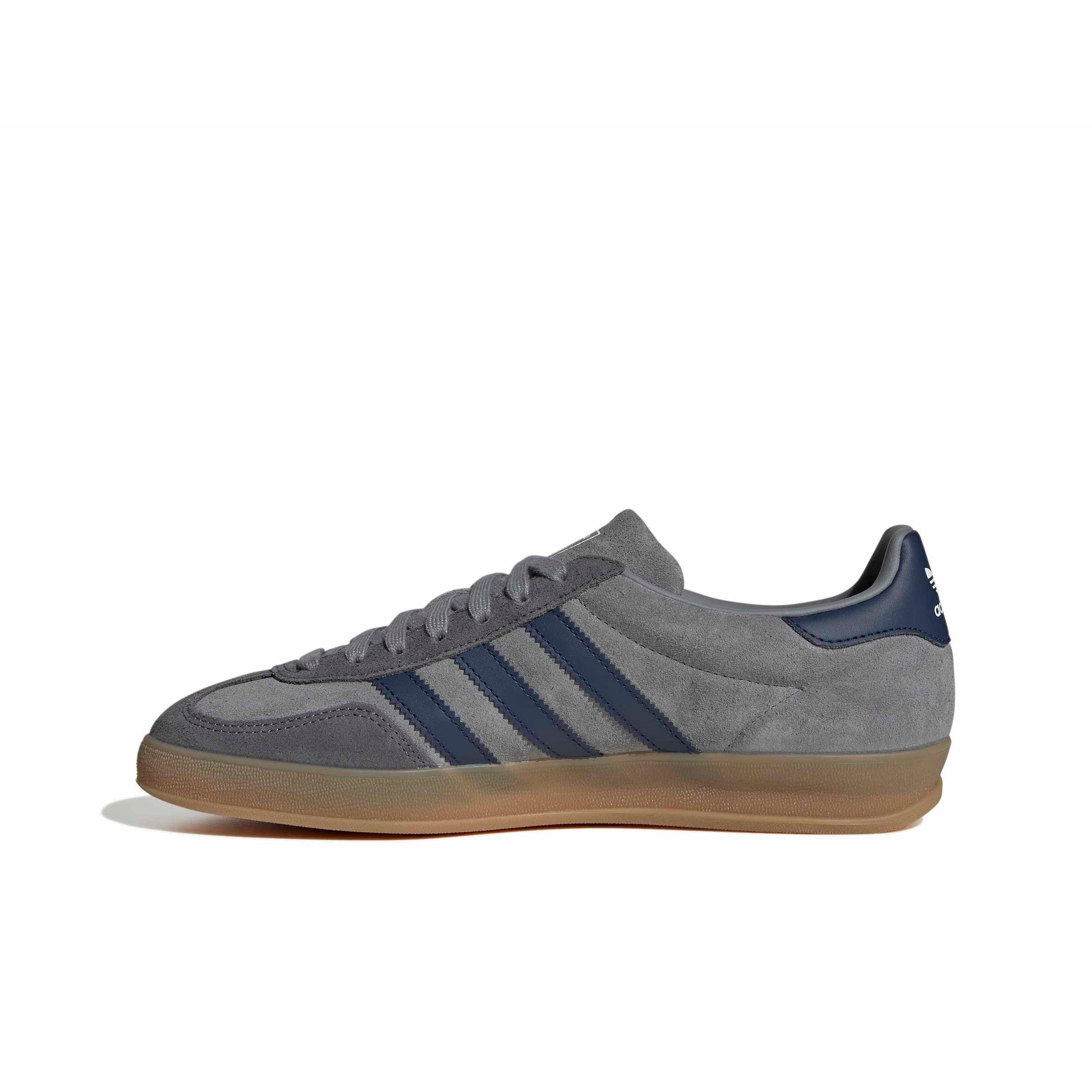 adidas Originals Gazelle "Grey/Night Indigo/Grey Five" Men's Shoe - GREY/INDIGO/GREY Thumbnail View 2