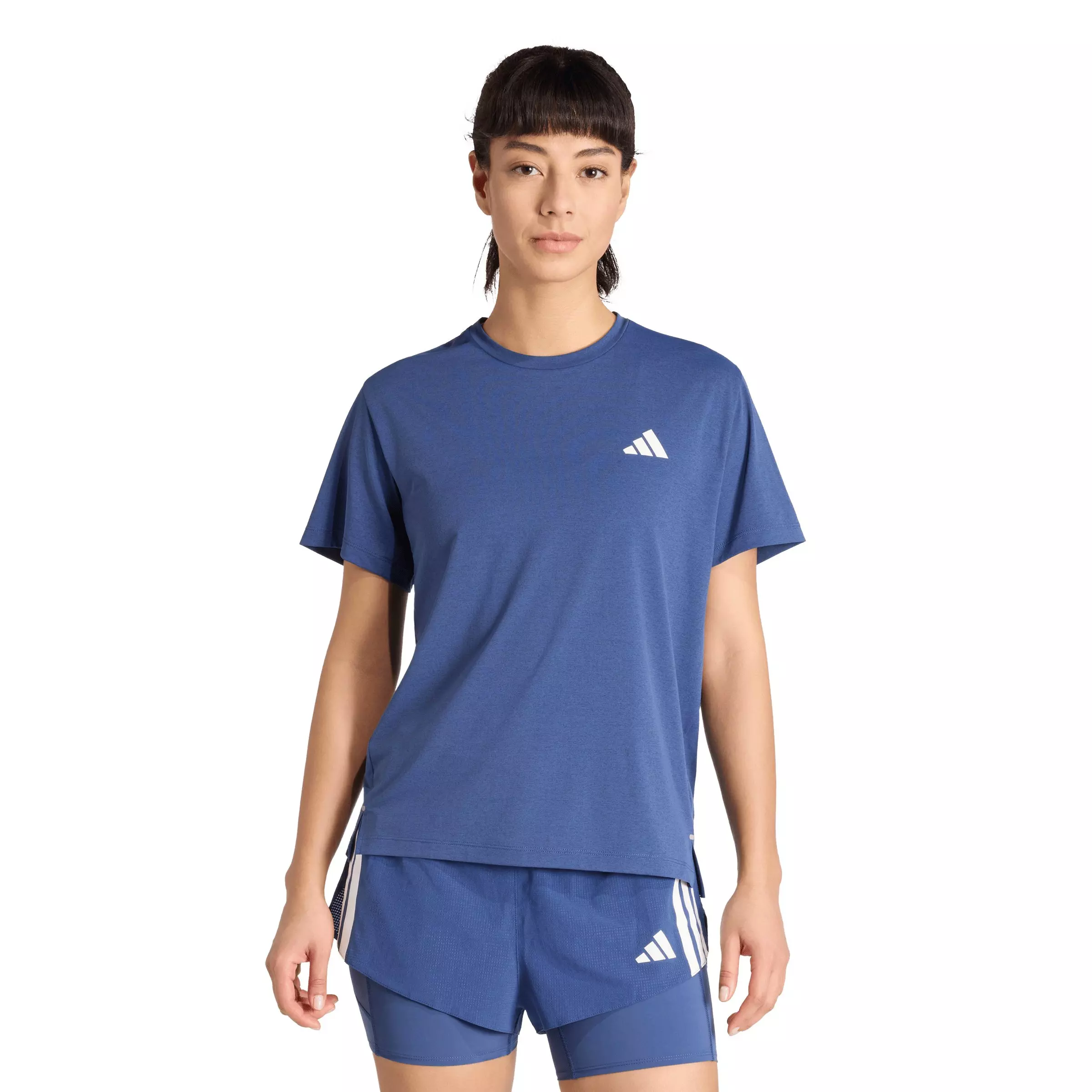 adidas Women's ADI365 Running Climacool Iconic T-Shirt - Indigo - INDIGO