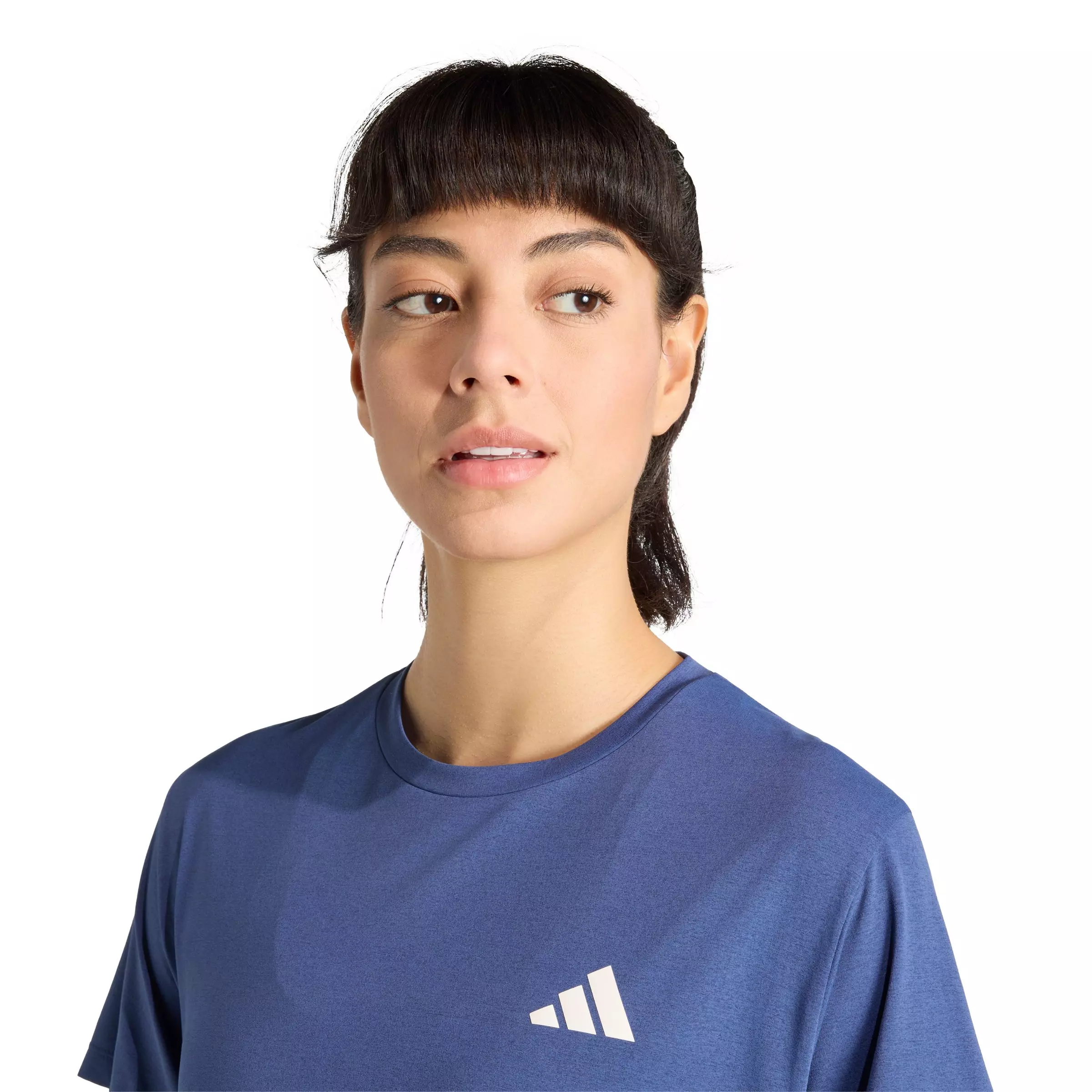 adidas Women's ADI365 Running Climacool Iconic T-Shirt - Indigo - INDIGO