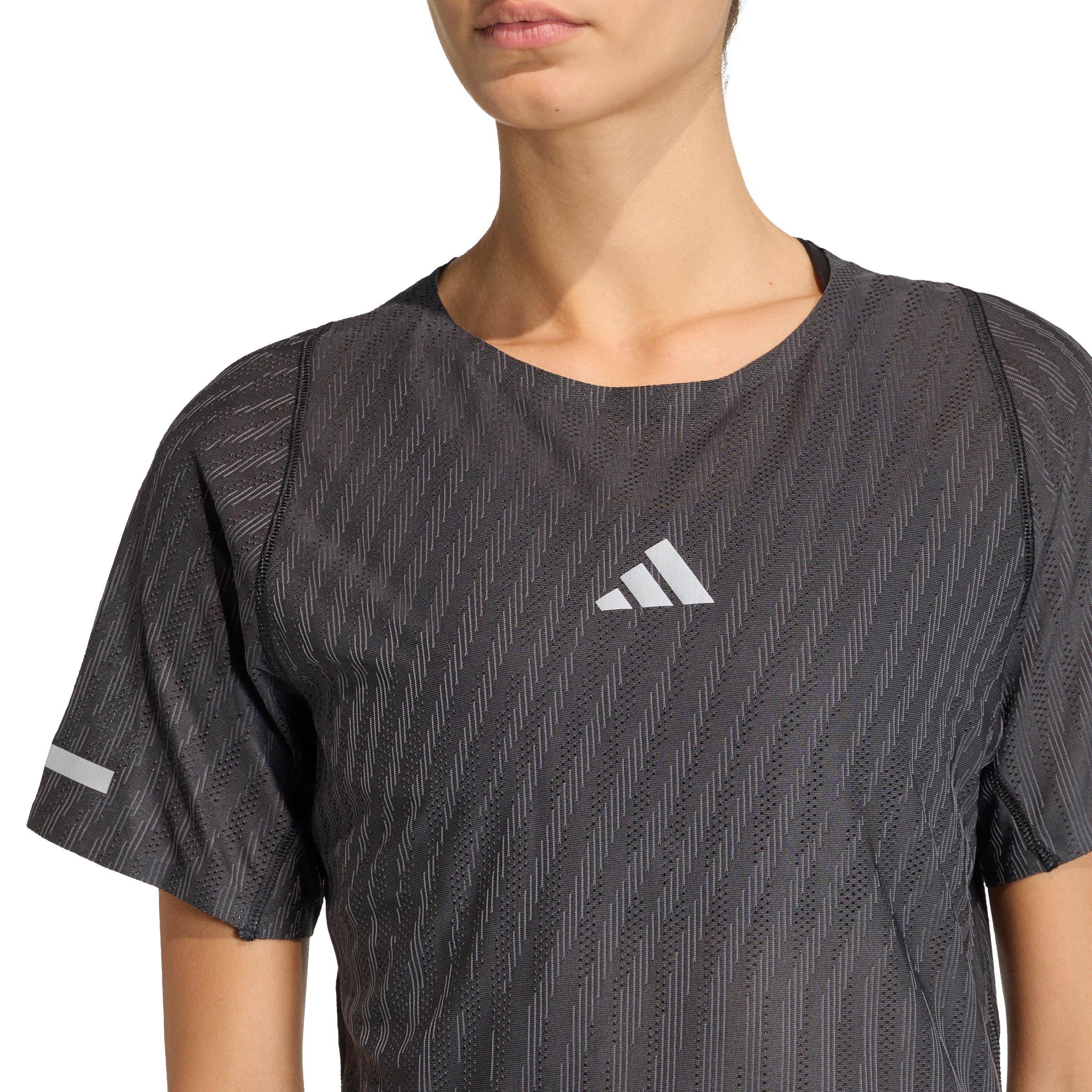 adidas Women's ADI365 Climacool+ Engineered T-Shirt - Black - BLACK Thumbnail View 4