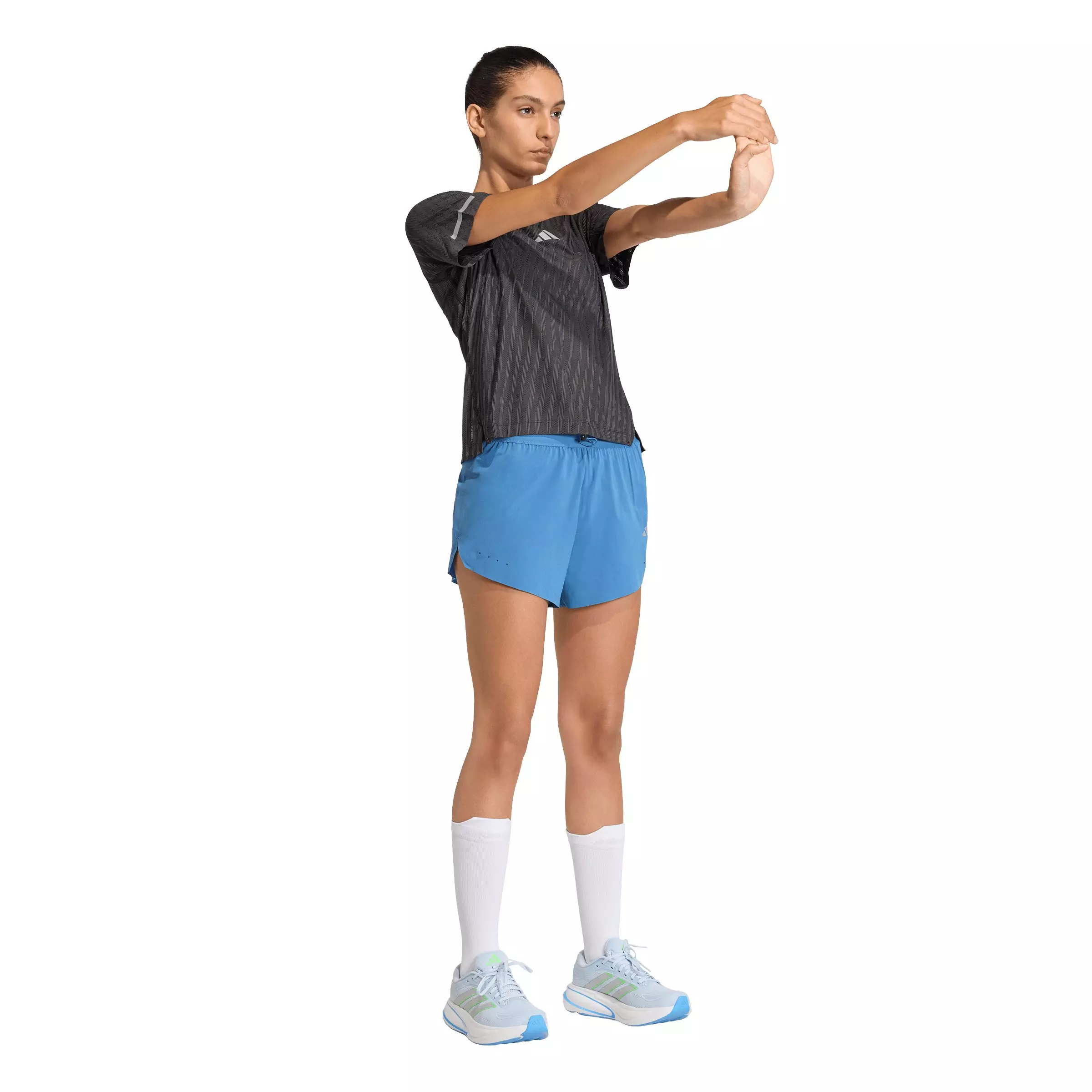 adidas Women's ADI365 Climacool+ Engineered T-Shirt - Black - BLACK