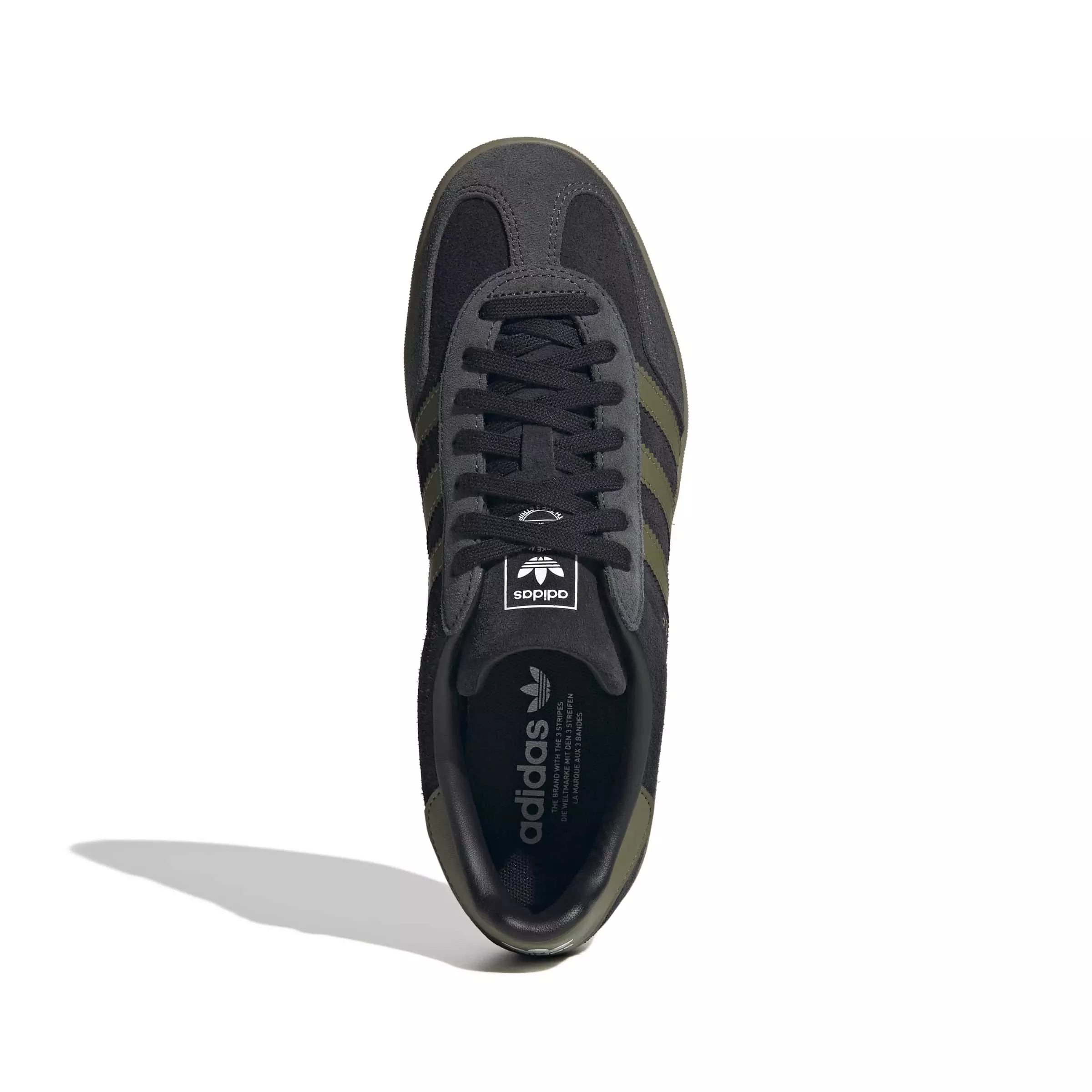 adidas Originals Gazelle "Core Black/Focus Olive/Carbon" Men's Shoe - BLACK/OLIVE/CARBON