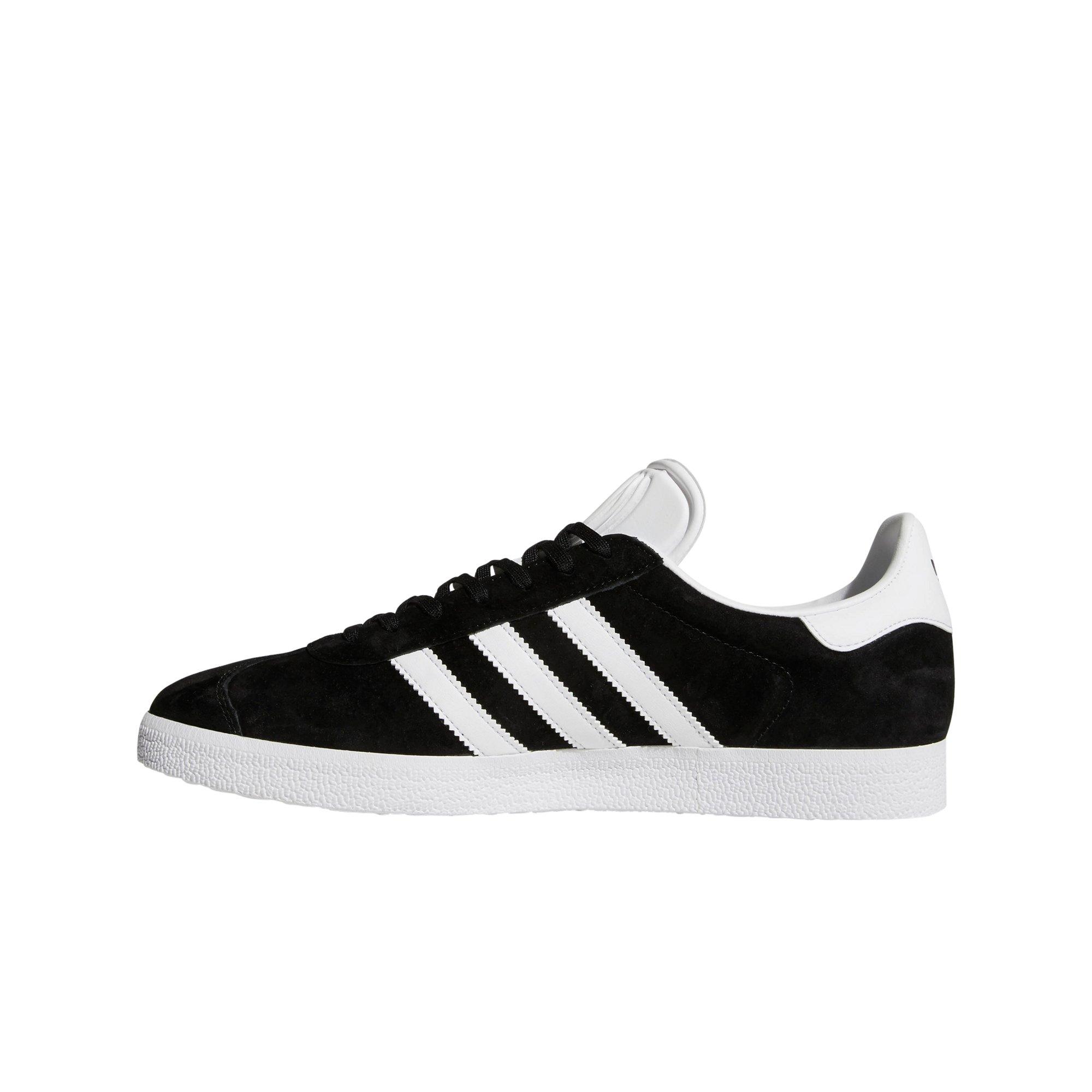 adidas Originals Gazelle "Black/White" Men's Shoe - BLACK/WHITE Thumbnail View 2
