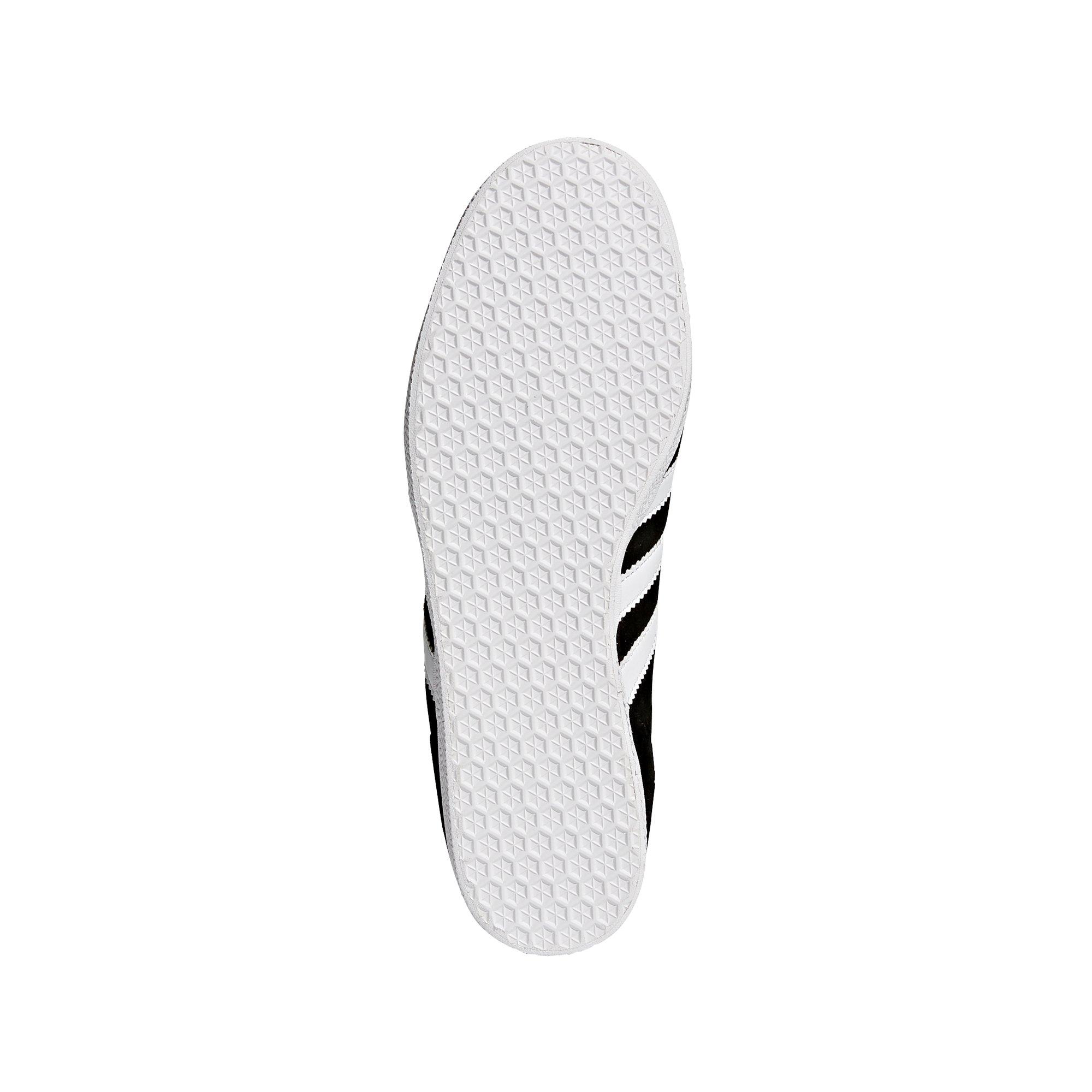 adidas Originals Gazelle "Black/White" Men's Shoe - BLACK/WHITE Thumbnail View 6