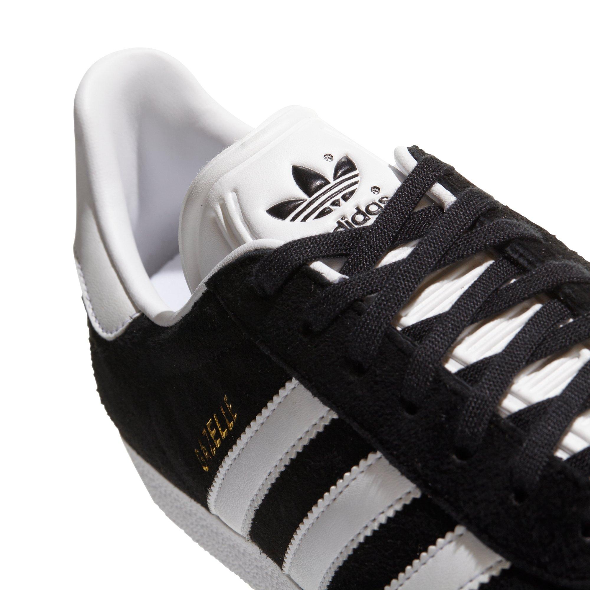 Bourgogne møbel Trække på adidas Originals Gazelle "Black/White" Men's Shoe - Hibbett | City Gear